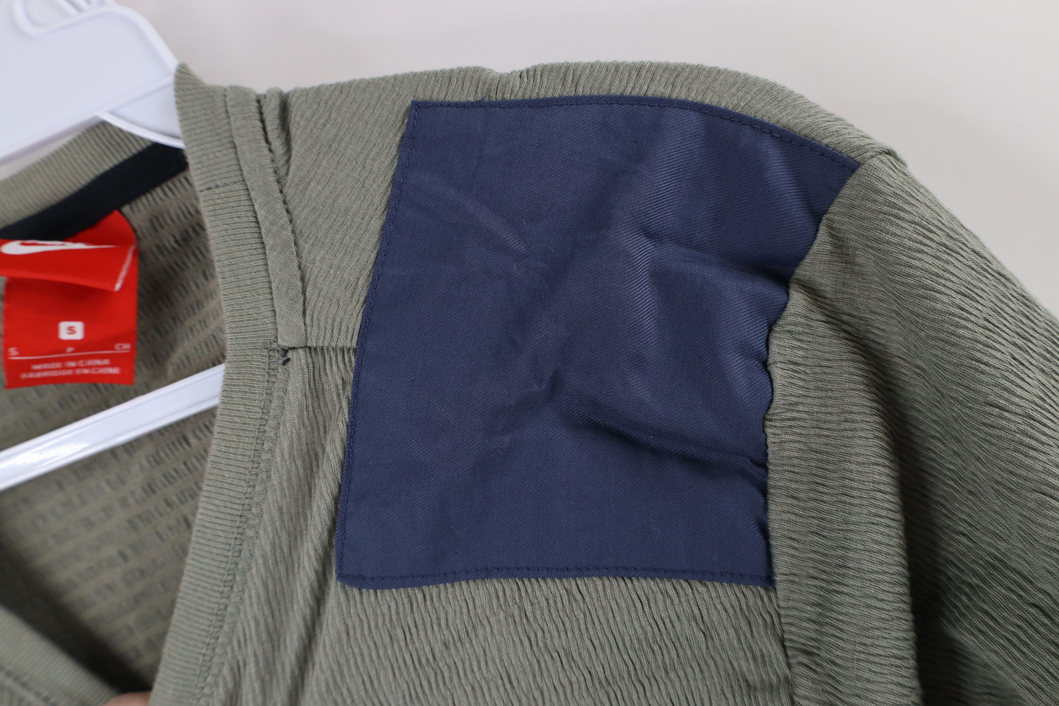 Nike × Vintage Nike Sportswear Air Force 1 Knit Long Sleeve T-Shirt Green Size US S / EU 44-46 / 1 - 8 Thumbnail