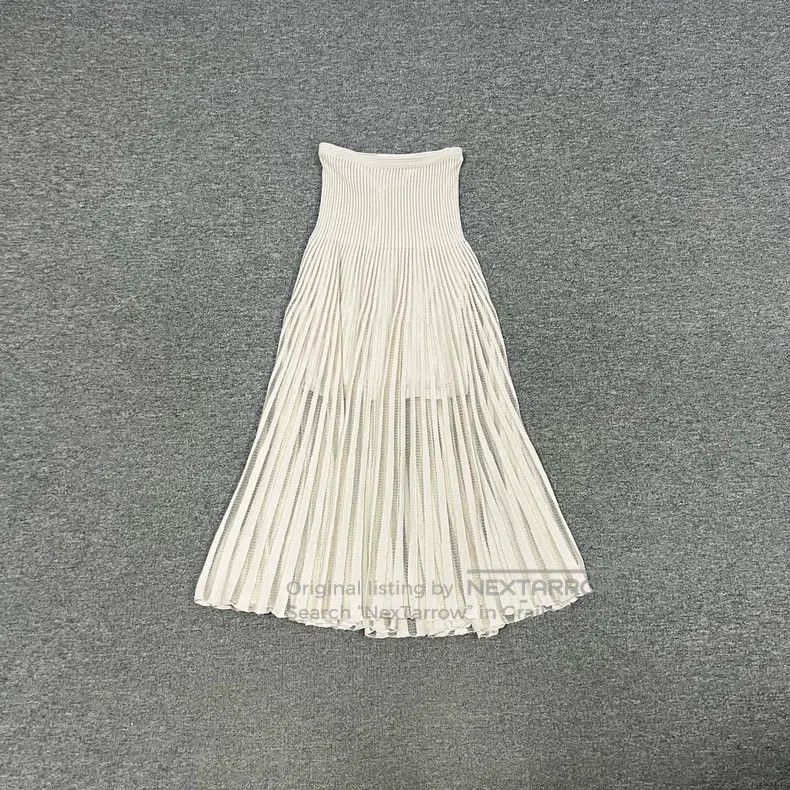 Fendi Fendi Show model knitted pleated long skirt, half skirt Size 26" / US 2 / IT 38 - 4 Thumbnail