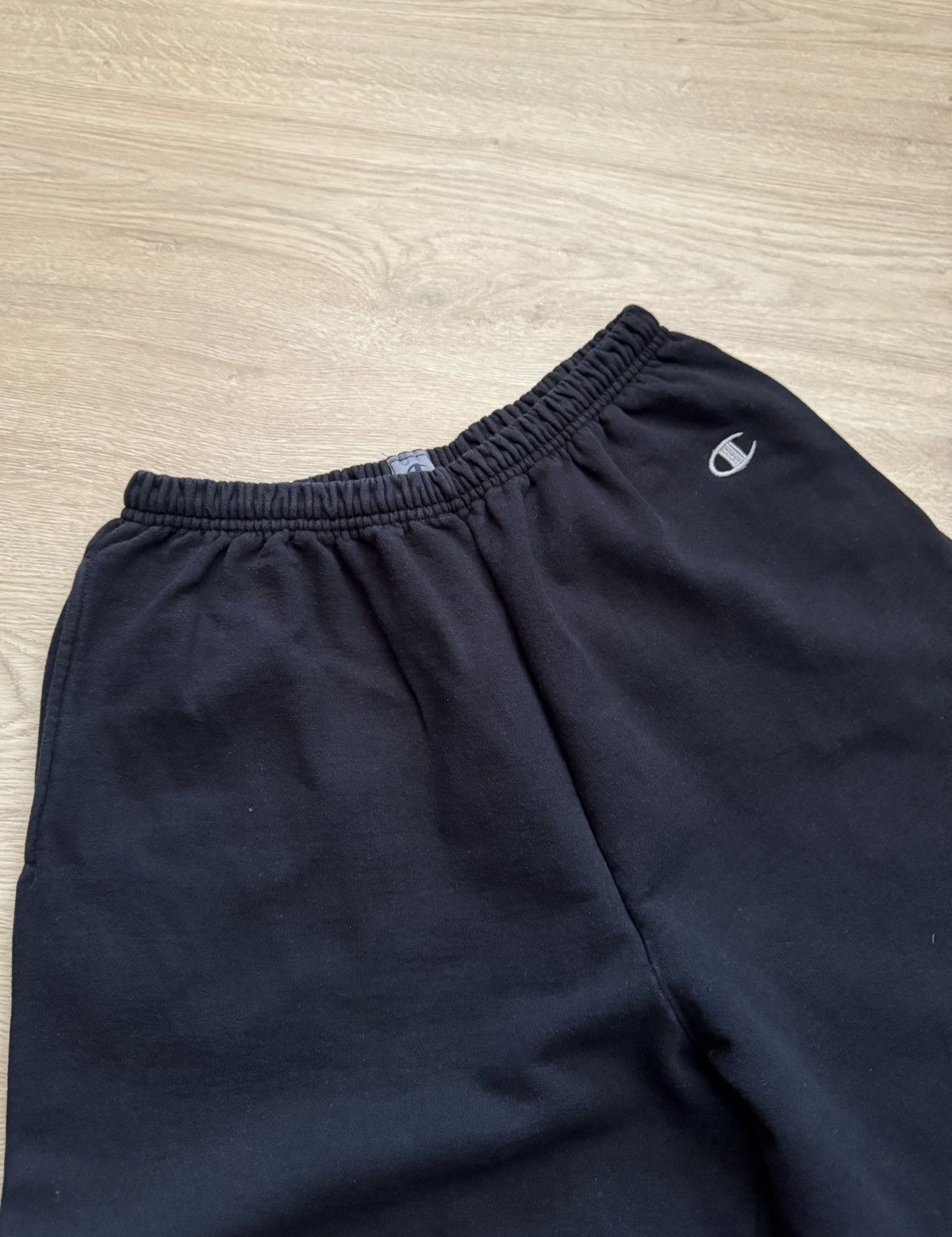 Champion Vintage 00’s Champion Heavy Cotton Sport Black Pants Size US 34 / EU 50 - 2 Thumbnail