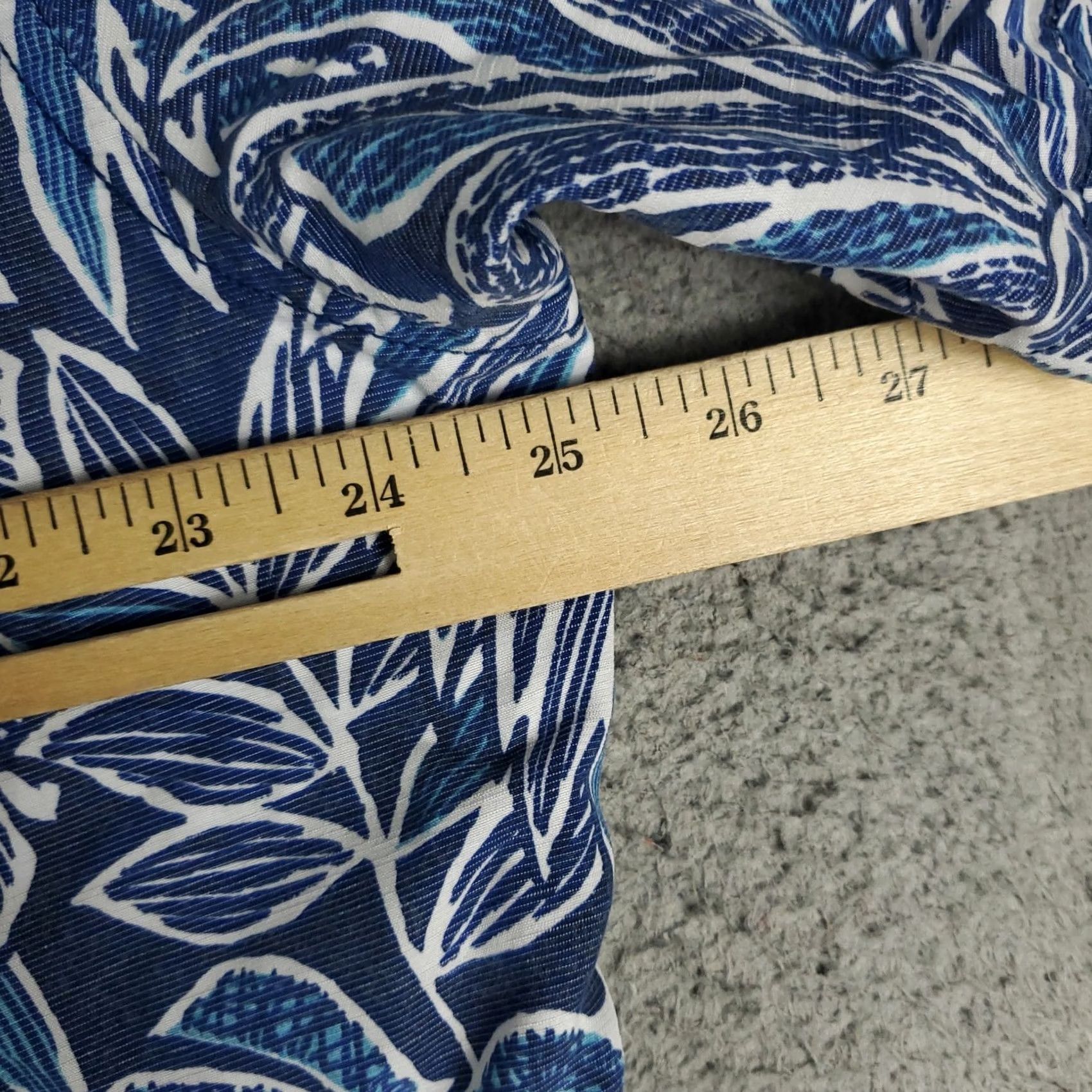 Tommy Bahama Tommy Bahama Shirt Mens XL Blue Modal Hawaiian Button Up Short Sleeve Shirt Size US XL / EU 56 / 4 - 5 Thumbnail