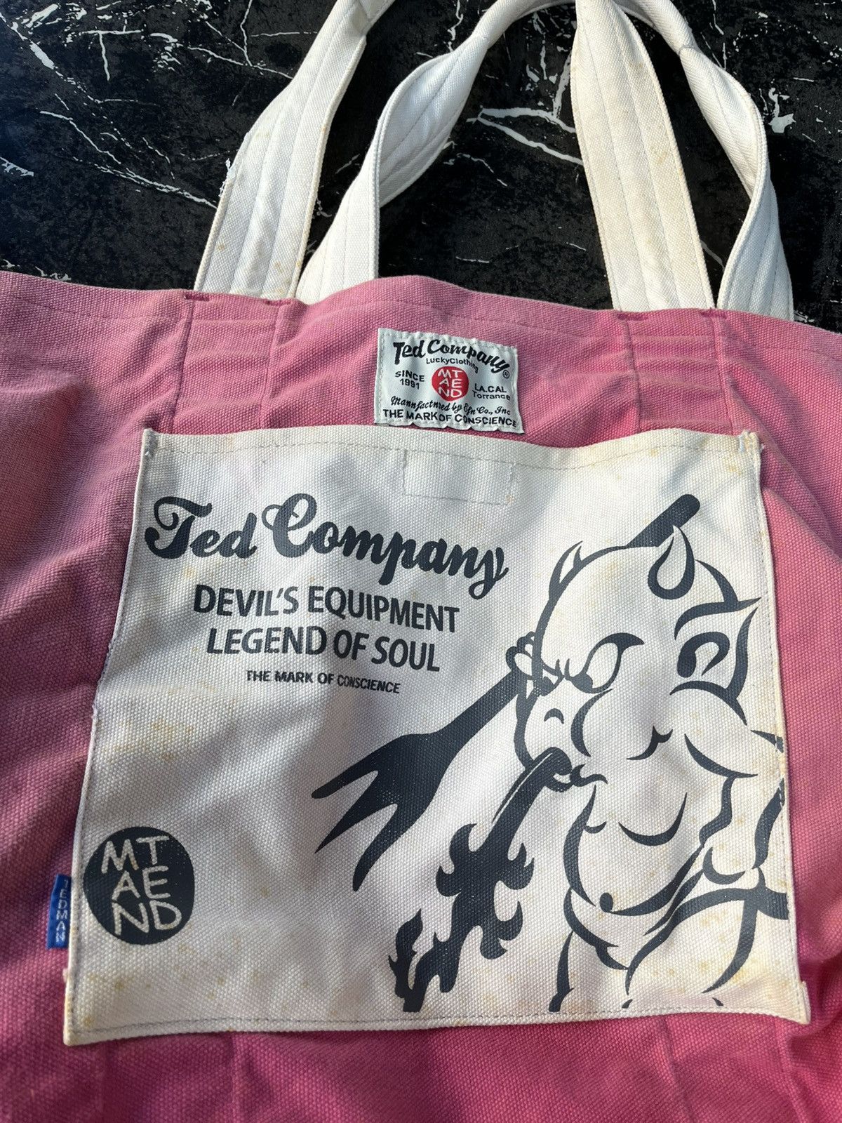 Tedman Rare Tedman Tote Bag Size ONE SIZE - 4 Thumbnail