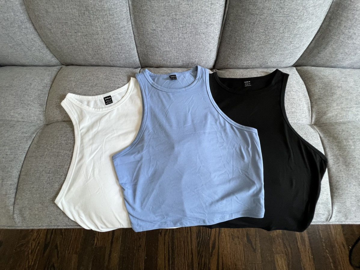 Shein 3 tank top bundle. Size S / US 4 / IT 40 - 1 Thumbnail