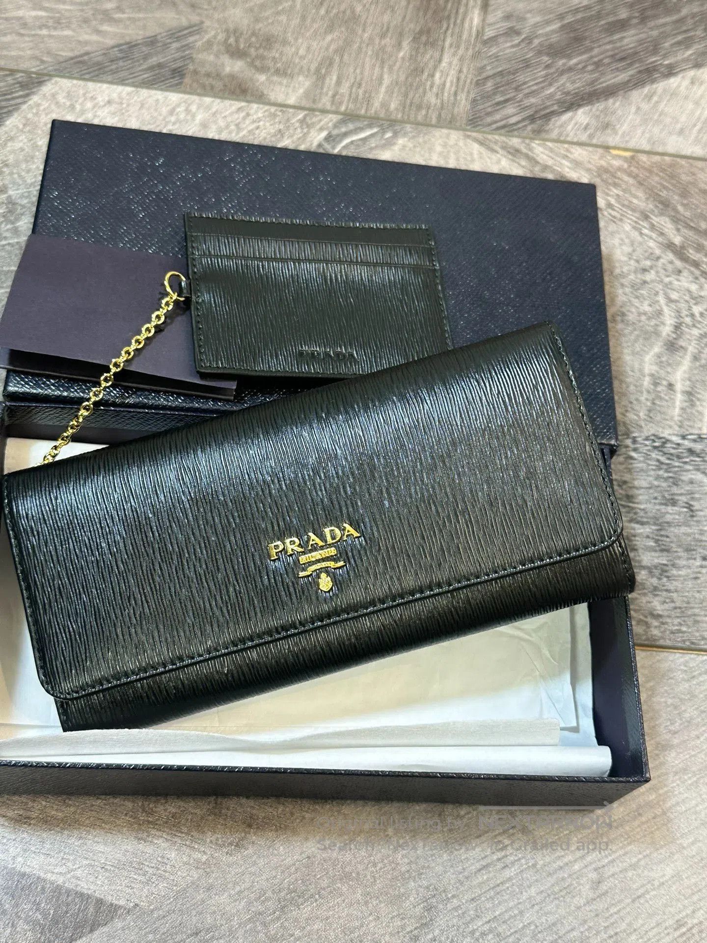 Prada Prada Long Wallet with Card Case. Size ONE SIZE - 1 Thumbnail