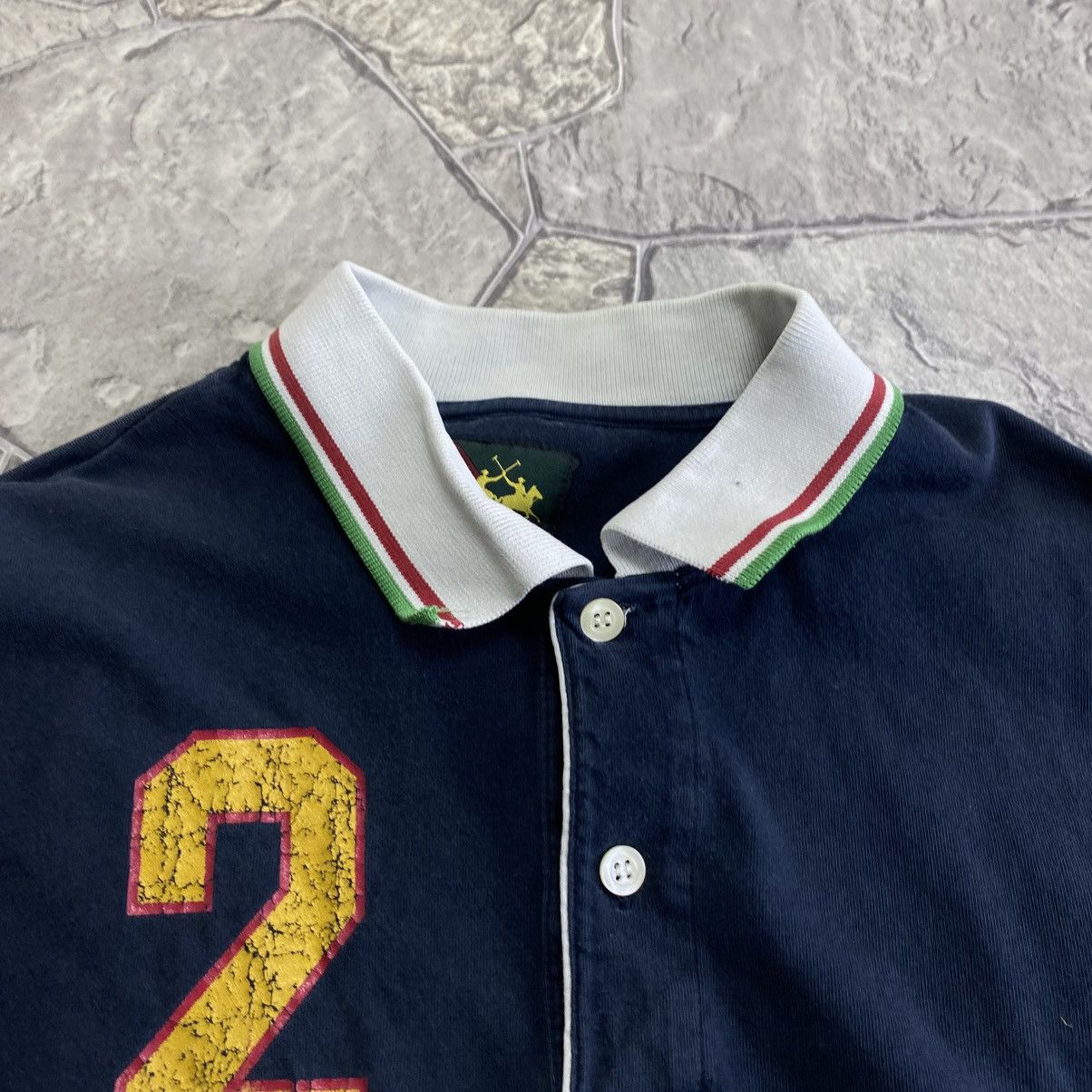 La Martina Vintage La Martina Italia Polo Team Polo T Shirt Rugby Size US XL / EU 56 / 4 - 7 Thumbnail