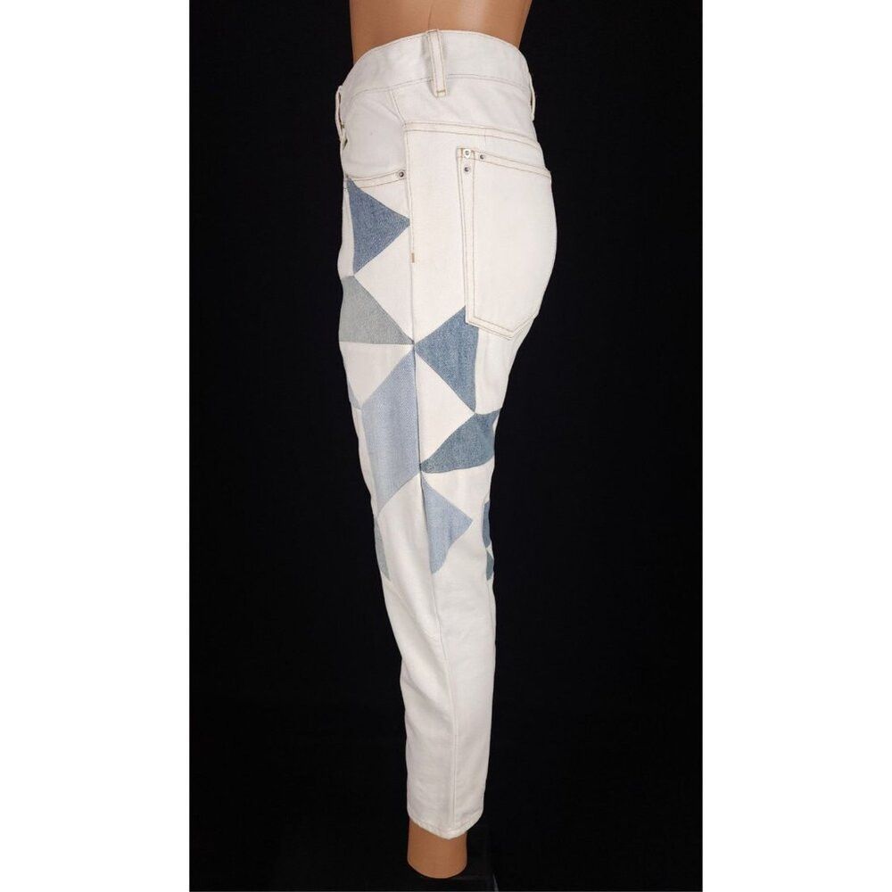 Isabel Marant Etoile Isabel Marant Etoile Lea Patchwork Star Jeans FR 34 x 30 XS Size 27" / US 4 / IT 40 - 7 Thumbnail
