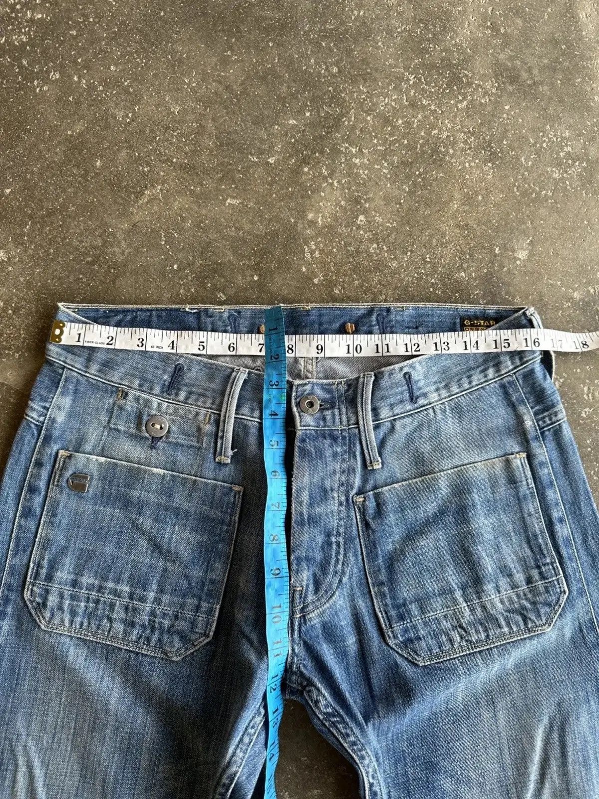 Vintage SICKS 💥💥 VINTAGE G-STAR RAW DENIM SAILOR PANTS Size US 31 - 12 Thumbnail