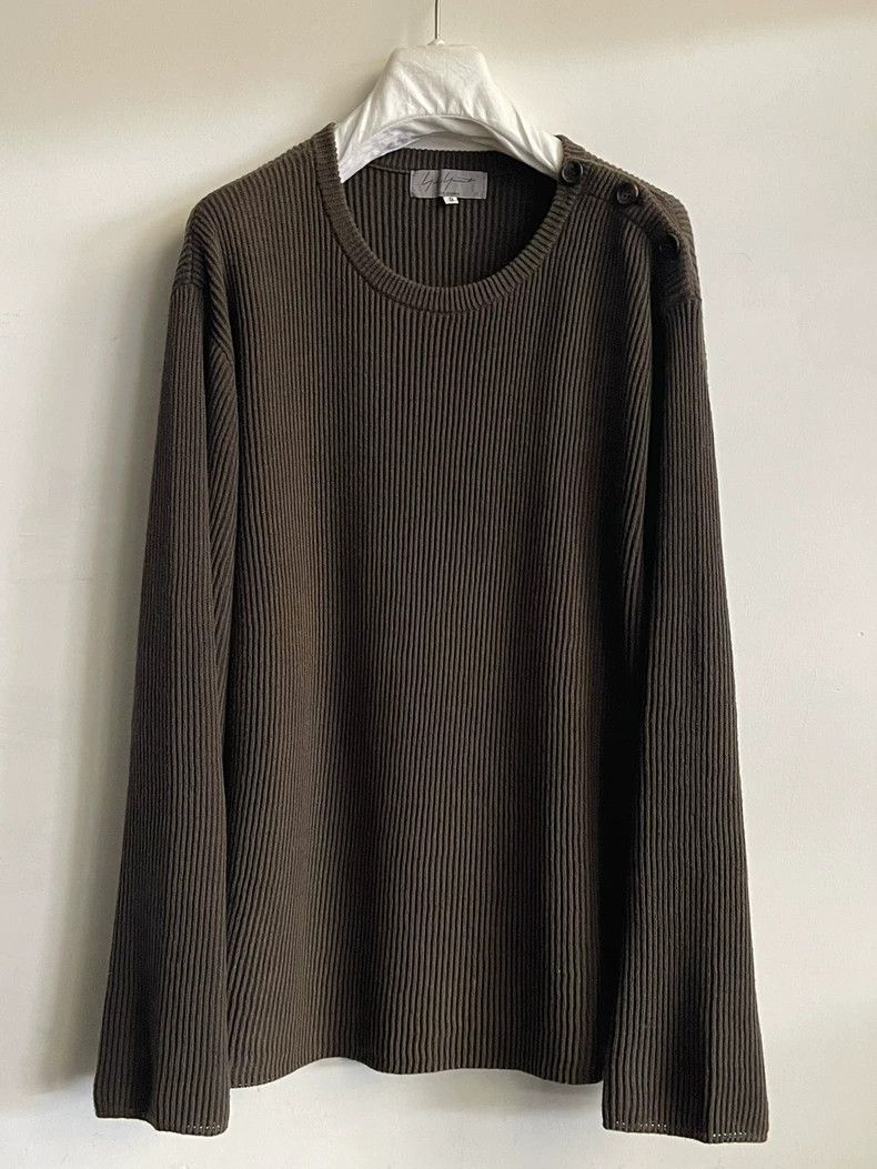 Yohji Yamamoto Yohji Yamamoto Button shoulder sweater 2506-Nextarrow Size US L / EU 52-54 / 3 - 2 Thumbnail
