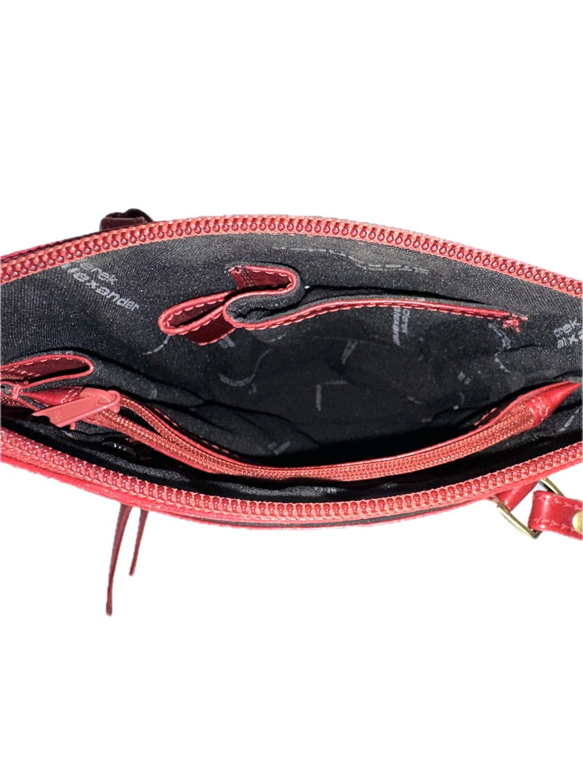 Other Derek Alexander Slim Organizer Red Leather Crossbody Bag Size ONE SIZE - 9 Thumbnail