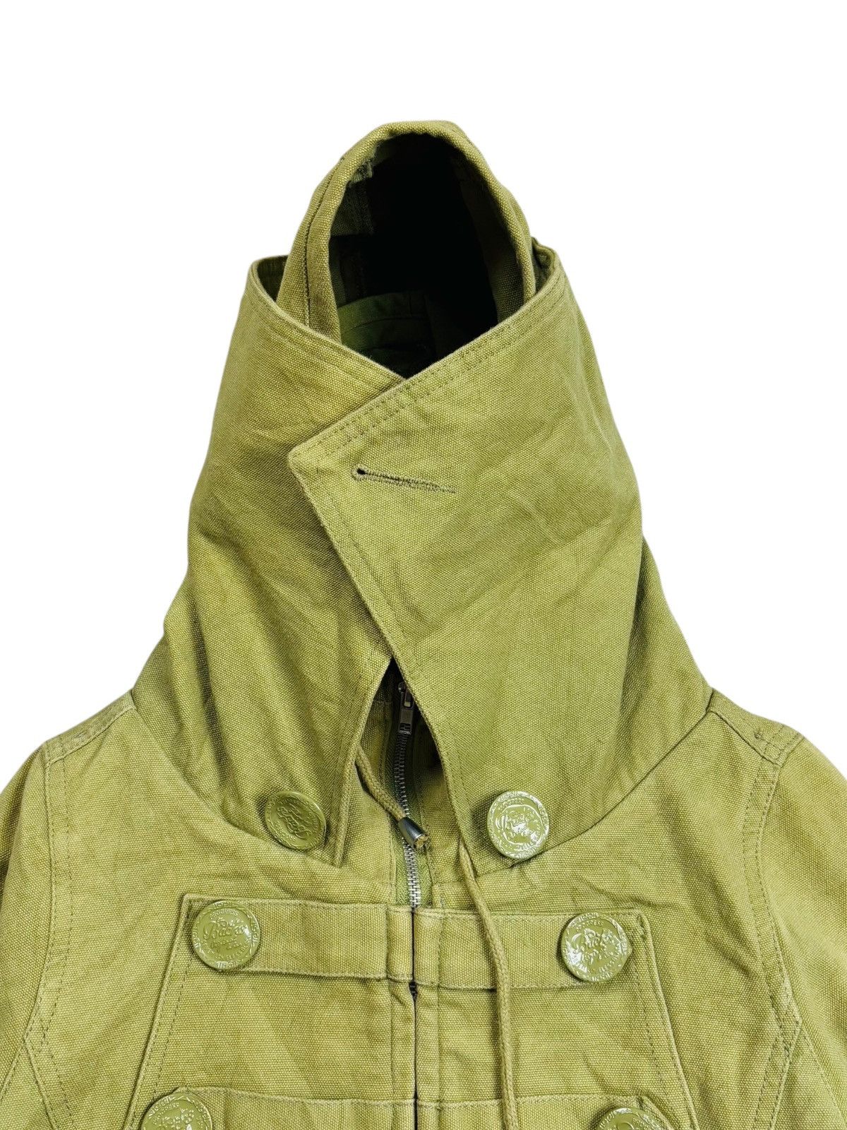 Ekam 2000s Backs - Apocalypse Style Napoleon Hooded Jacket Size US M / EU 48-50 / 2 - 8 Thumbnail