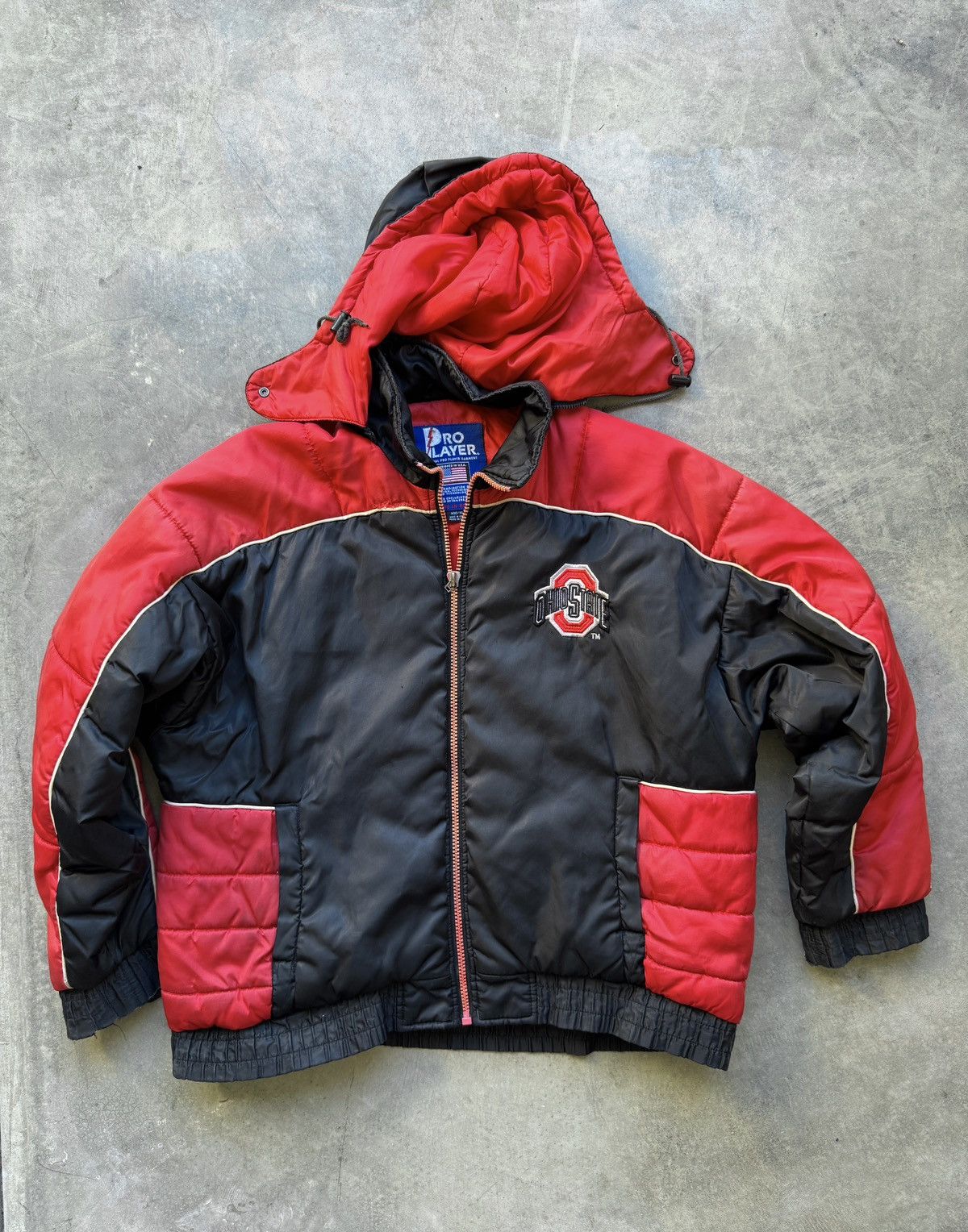 Pro Player Vintage 90s Ohio State Buckeyes Pro Player Puffer Jacket Size US XL / EU 56 / 4 - 1 Thumbnail