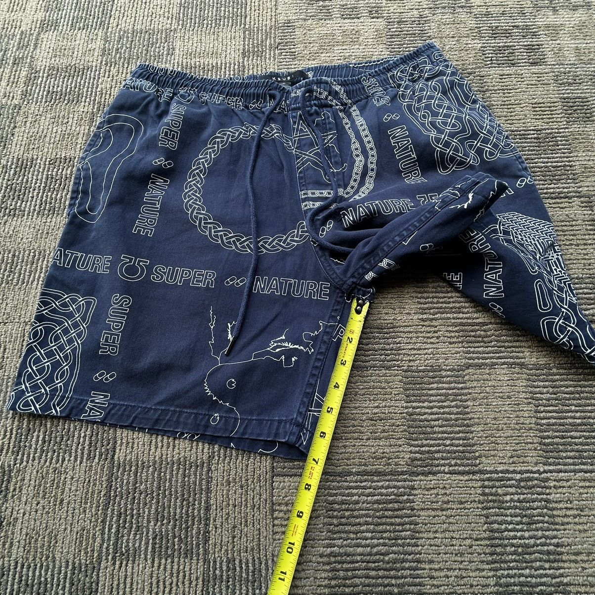 Ksubi KSUBI Navy Blue All Over Print “Super Nature” Shorts Size US 38 / EU 54 - 8 Thumbnail