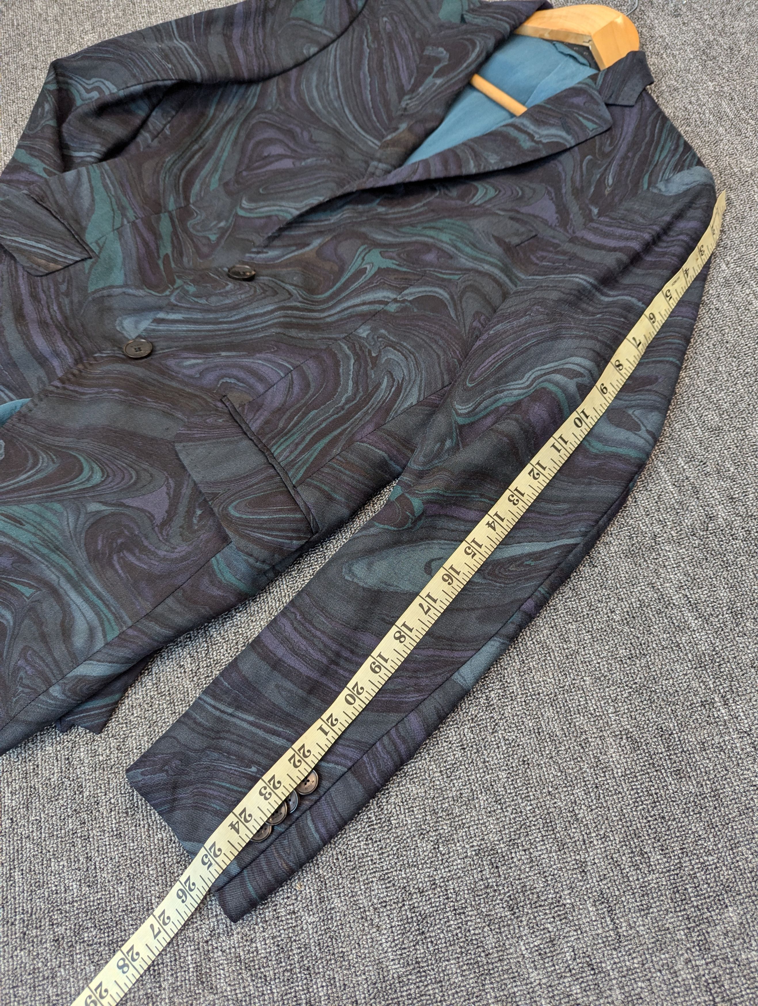 Etro ETRO Marble Pattern SUPER LEGGERA Emerald Green 46 Suit Size US S / EU 44-46 / 1 - 19 Thumbnail