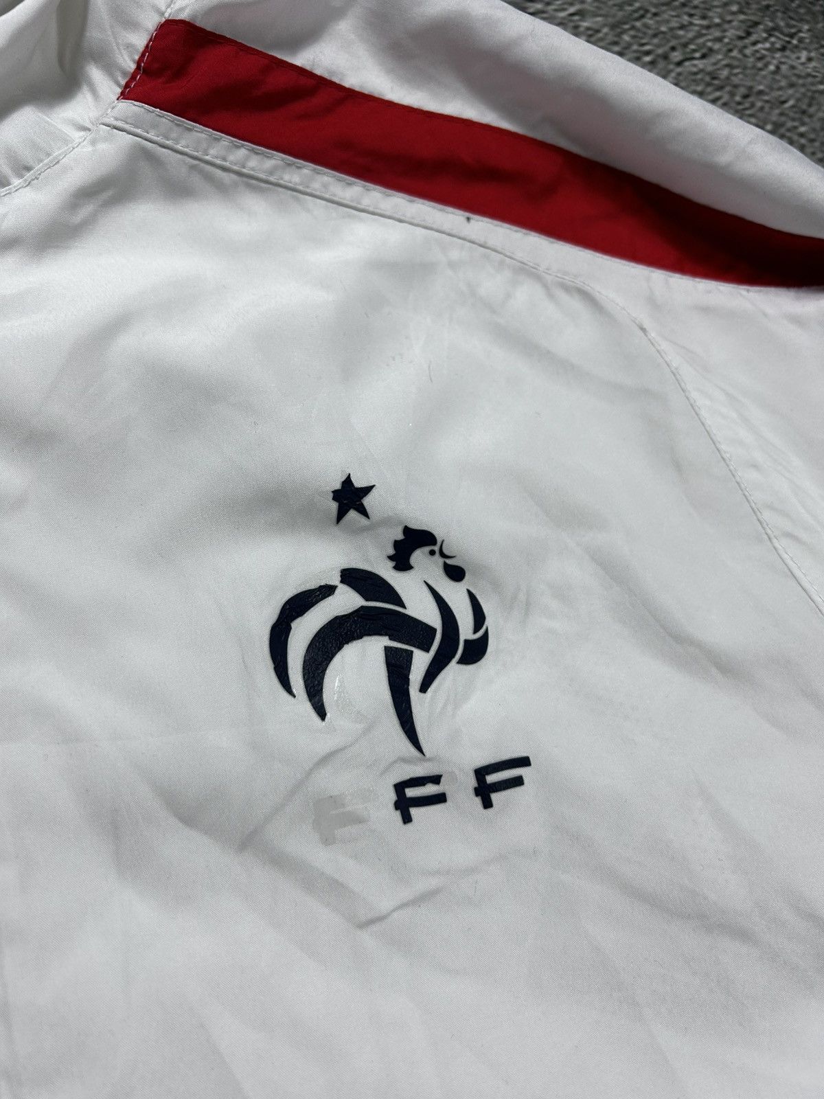 Nike × Vintage France Nike vintage white track jacket Size US M / EU 48-50 / 2 - 3 Thumbnail