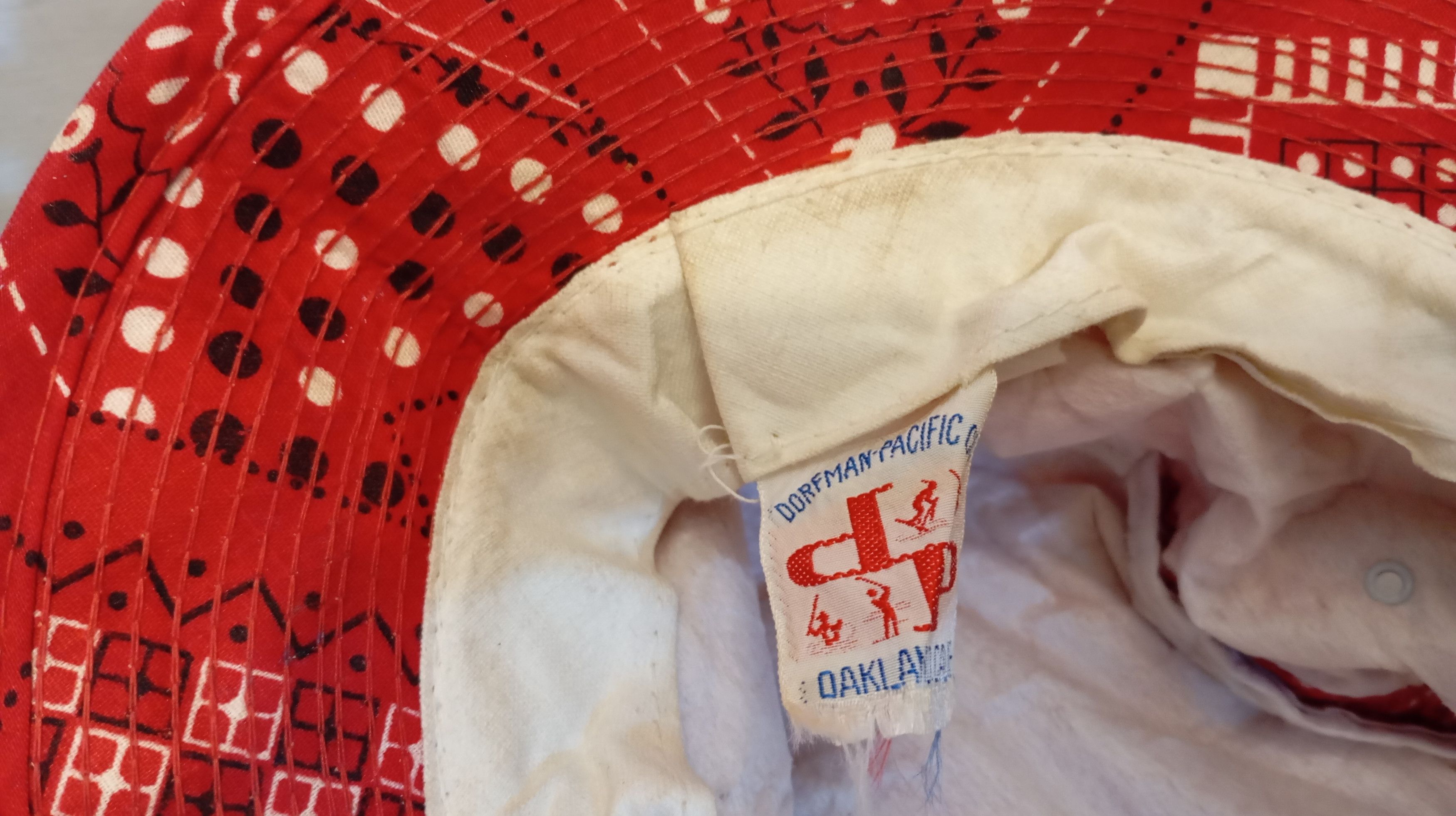 Vintage Dorfman Pacific Hat Paisley bucket Hat Size ONE SIZE - 2 Thumbnail
