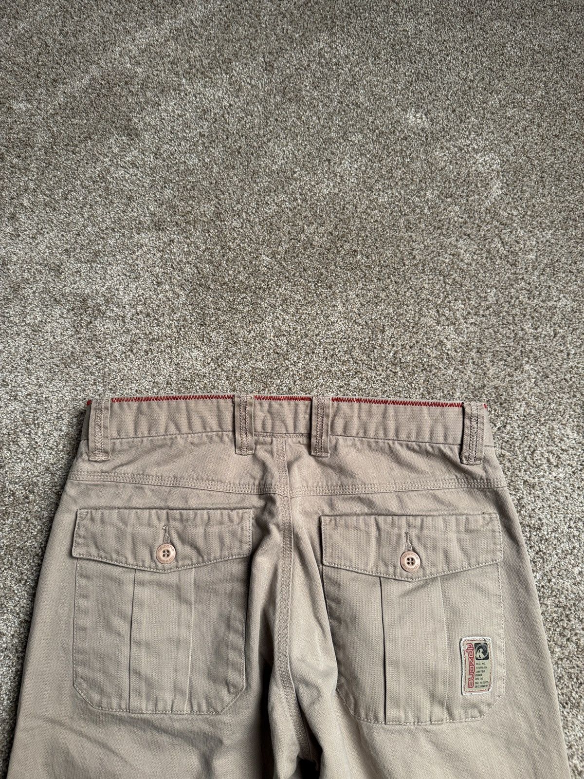 Other TAN RIPZONE “ZIG ZAG” HBT STRAIGHT LEG TROUSERS Size US 31 - 7 Thumbnail