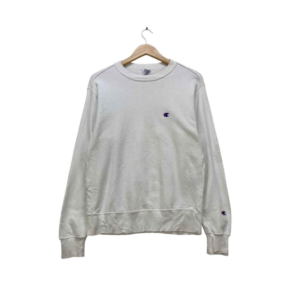 Champion 💥Champion White Crewneck Size US M / EU 48-50 / 2 - 1 Thumbnail