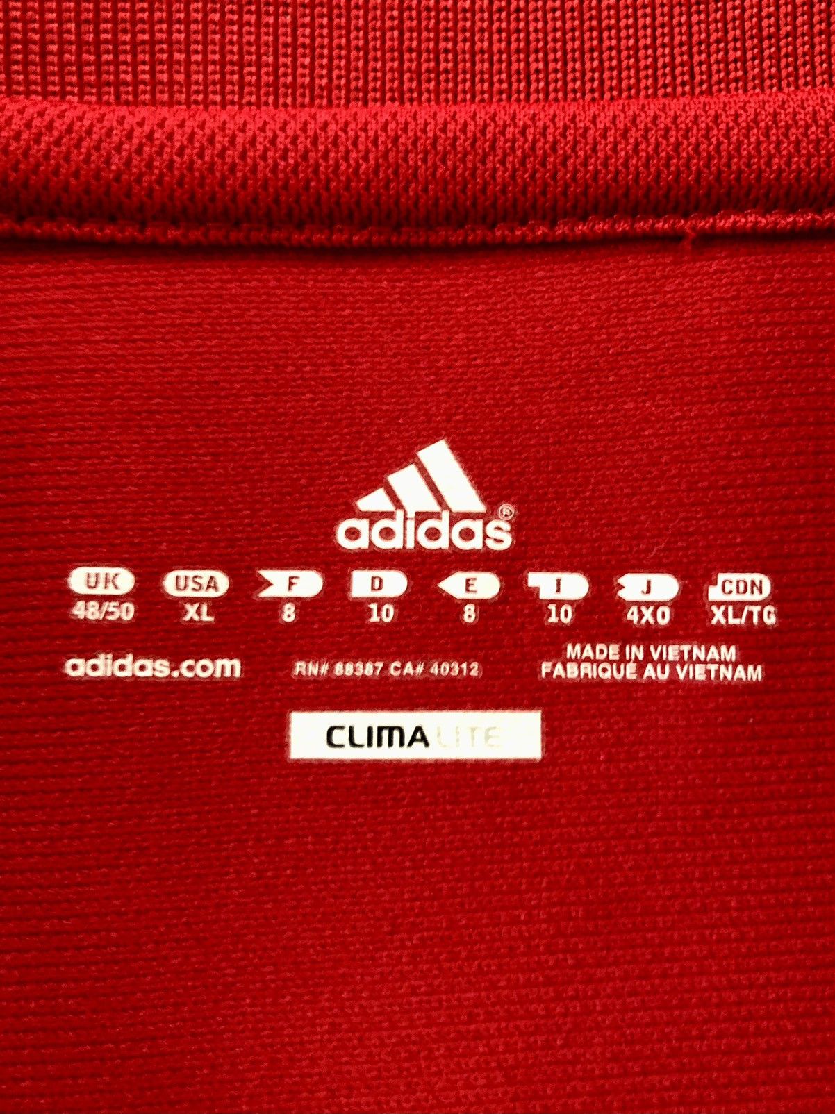 Adidas *RARE* China 2012 Training Shirt - Adidas - XL Size US XL / EU 56 / 4 - 7 Thumbnail