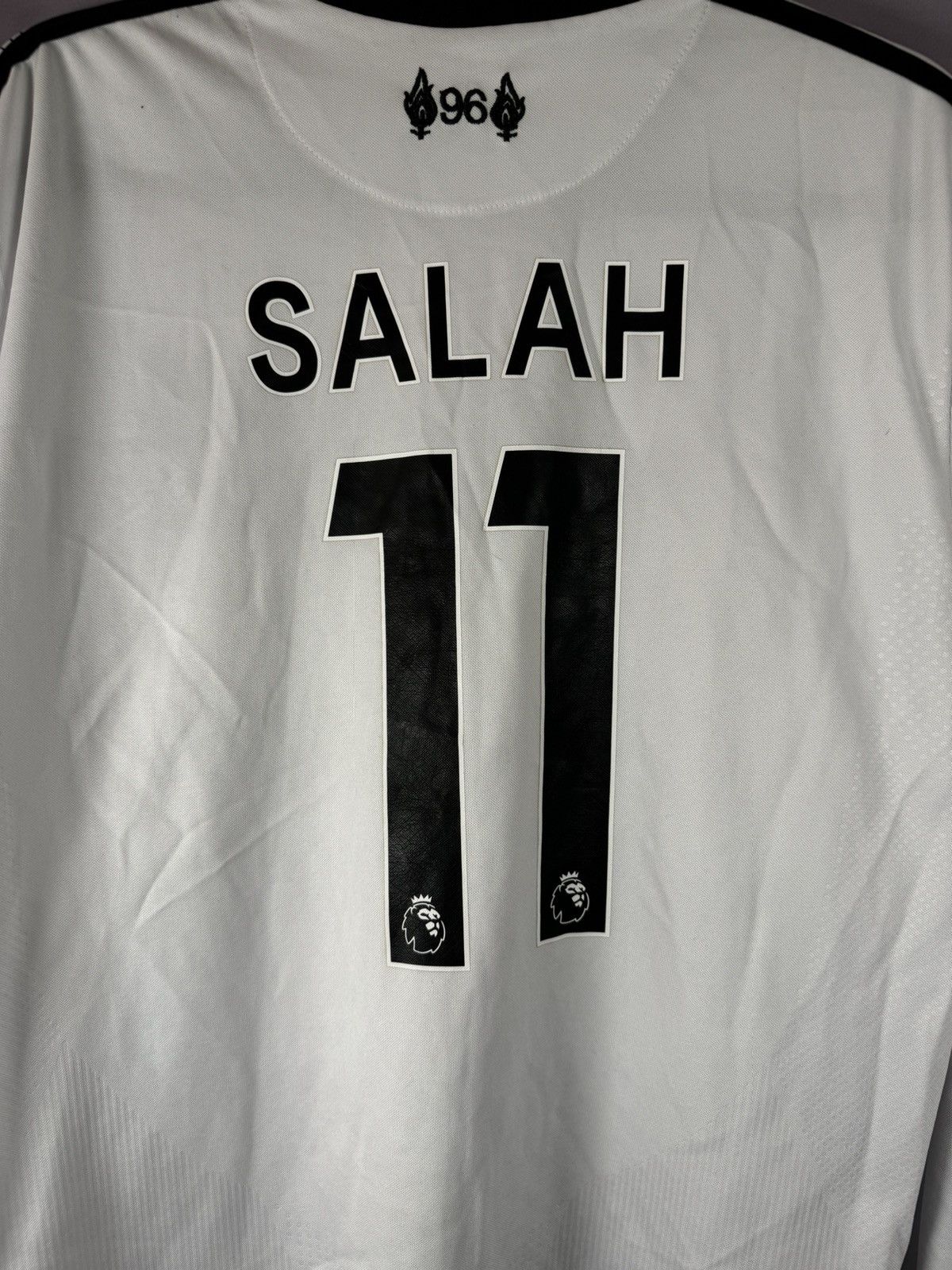 New Balance × Vintage M.SALAH Vintage Liverpool 2017/18 New Balance Jersey Large Size US L / EU 52-54 / 3 - 12 Thumbnail