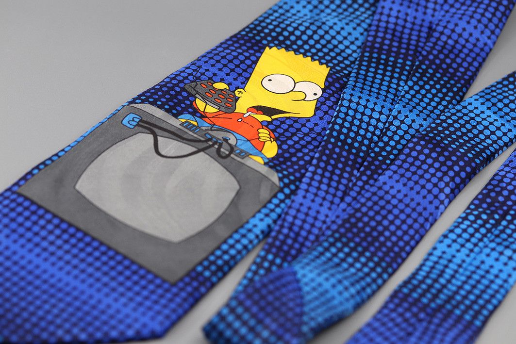 Other Vintage 2000 Bart Simpson Silk Tie – The Simpsons Size ONE SIZE - 9 Thumbnail