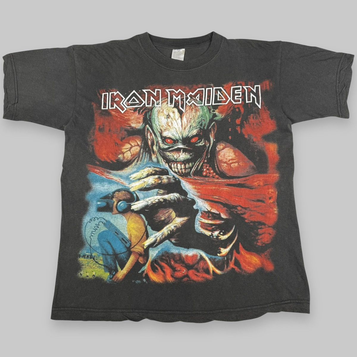 Band Tees Vintage 1998 Iron Maiden ‘Virtual XI’ Rare Euro Tour T Shirt Size US XL / EU 56 / 4 - 2 Thumbnail