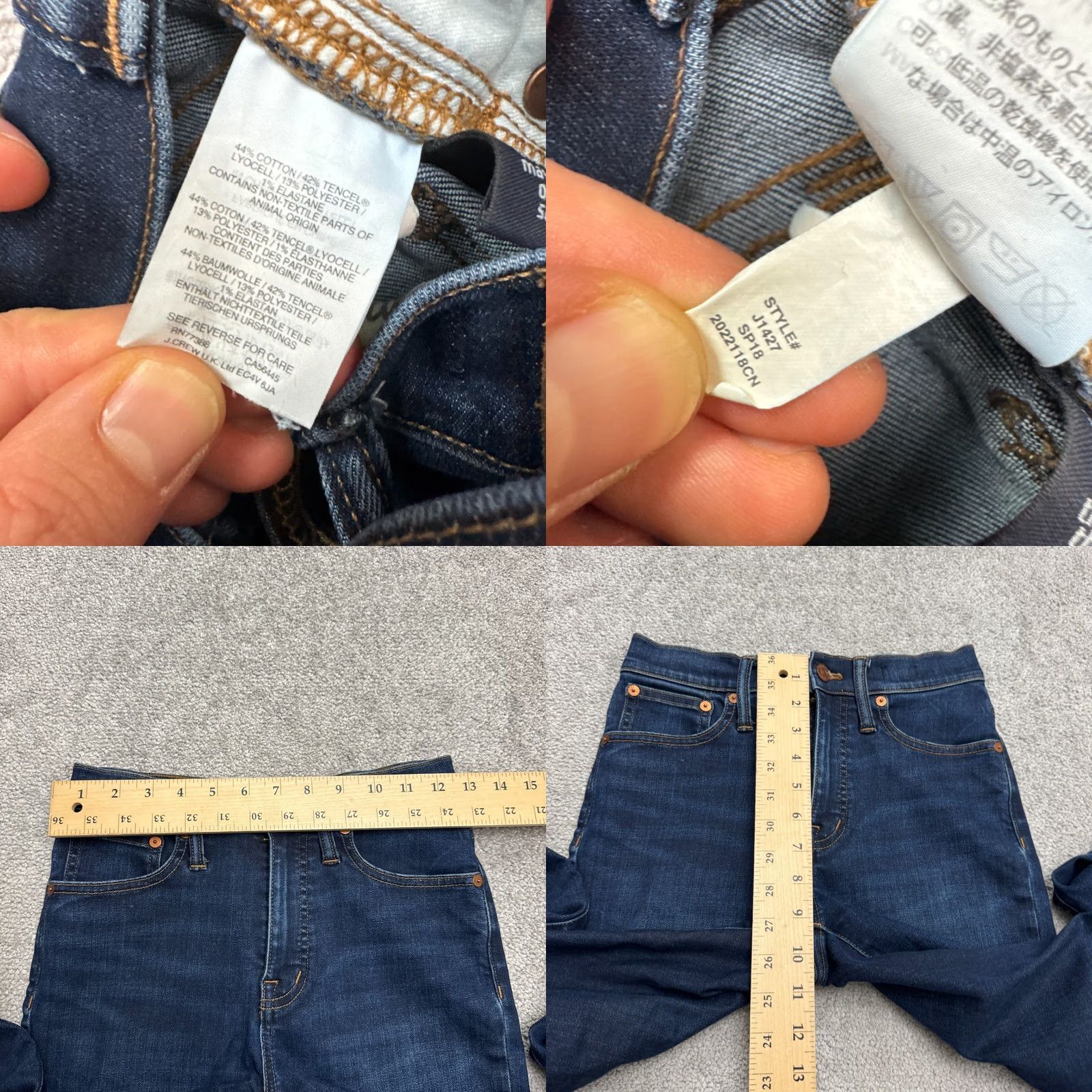 Madewell Madewell Cali Denim Jeans Womens 25 Larkspur Wash High Rise Stretch Bootcut Denim Blue 5-Pocket Mens? (Note: Gender should be Womens) Size 42" / US 20 - 8 Thumbnail
