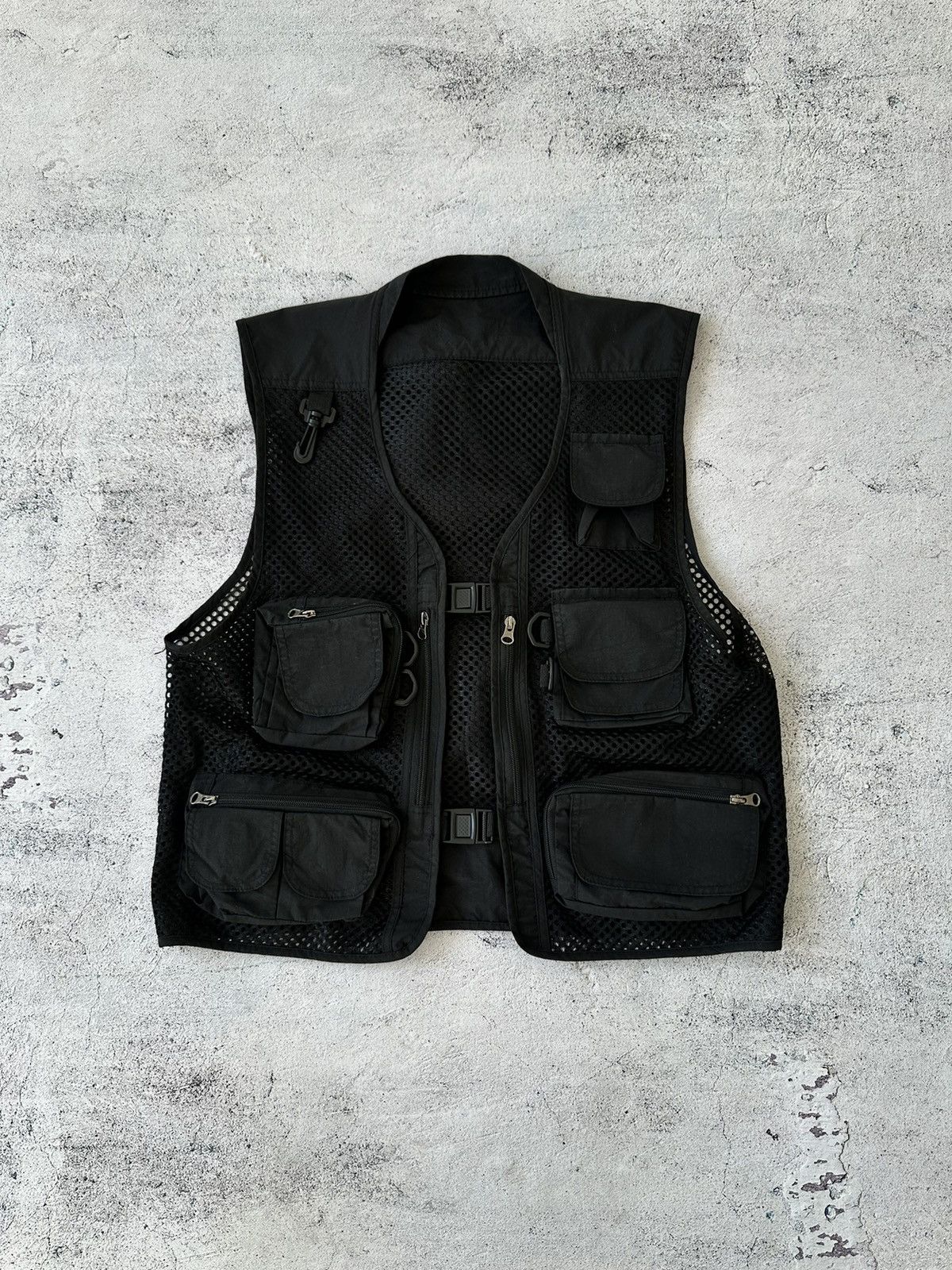 Japanese Brand 🩸RARE🩸Y2K Vintage Multi pocket Vest Size US L / EU 52-54 / 3 - 1 Thumbnail