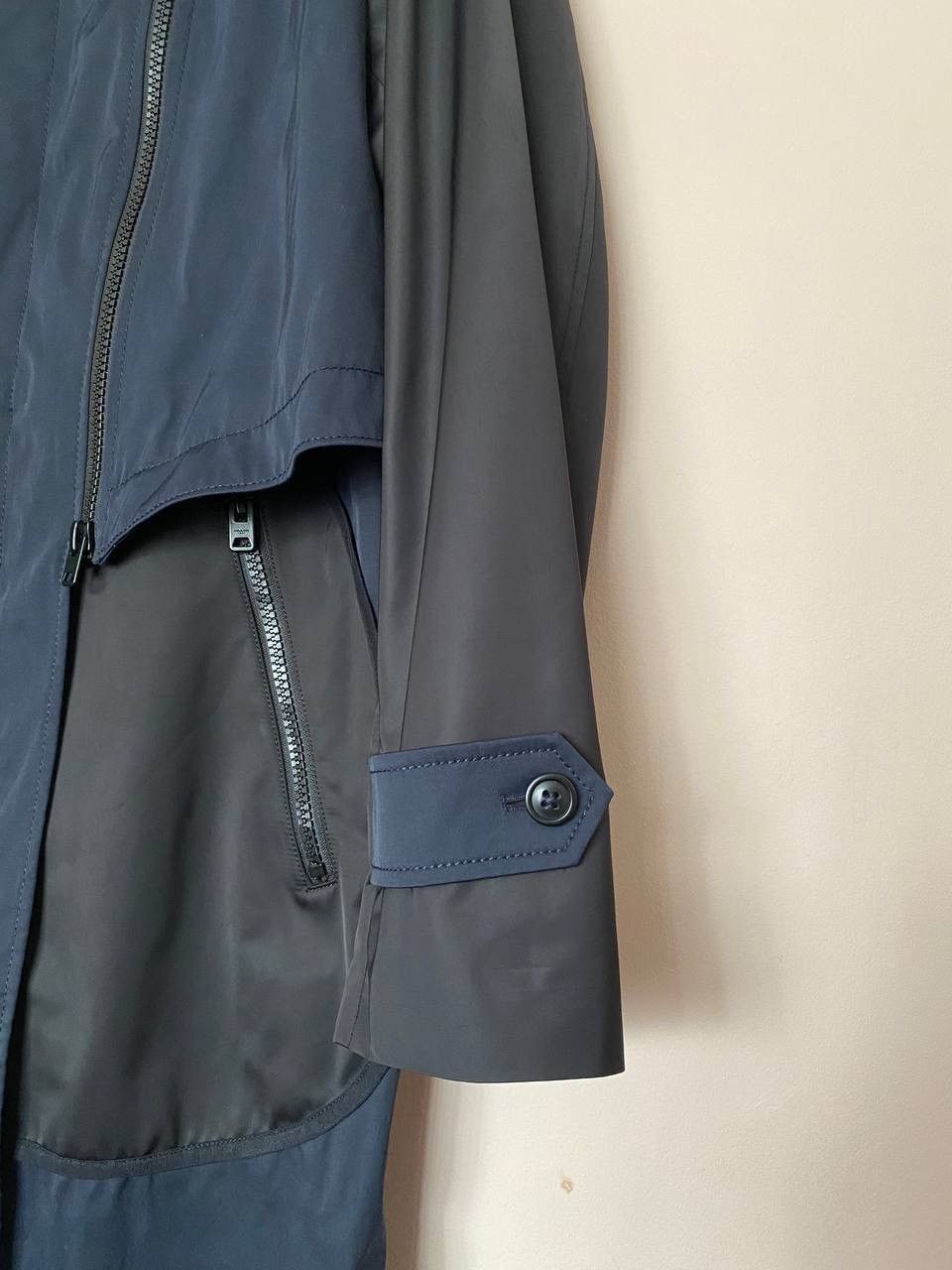 Coach RARE🔥 Coach Men's Long Overcoat in Blue Black Size US L / EU 52-54 / 3 - 2 Thumbnail