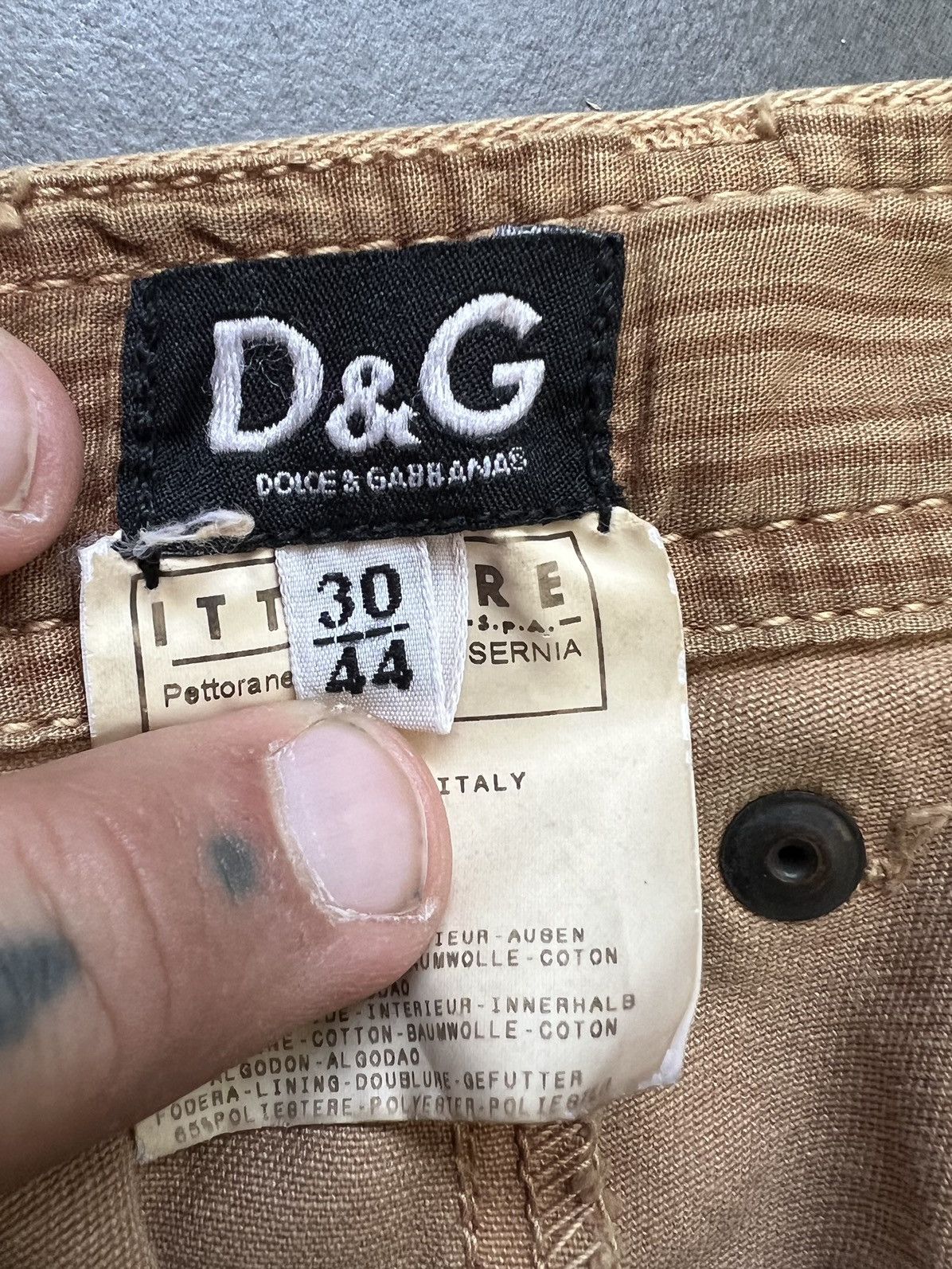 Dolce & Gabbana Dolce Gabbana 2003 double pocket knee Size US 30 / EU 46 - 12 Thumbnail
