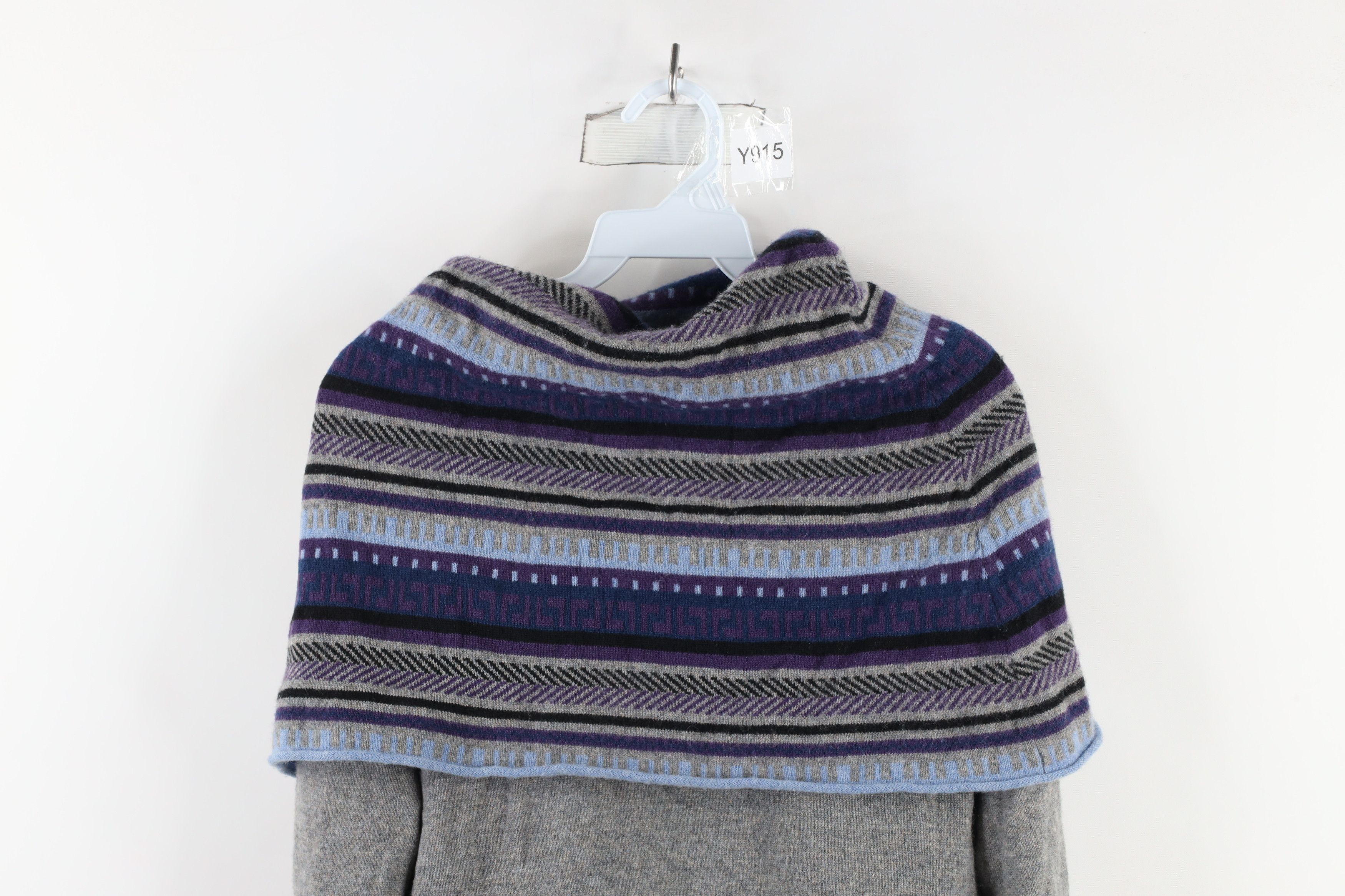 Vintage Vintage 90s Streetwear Cashmere Knit Funnel Neck Sweater Size M / US 6-8 / IT 42-44 - 2 Thumbnail