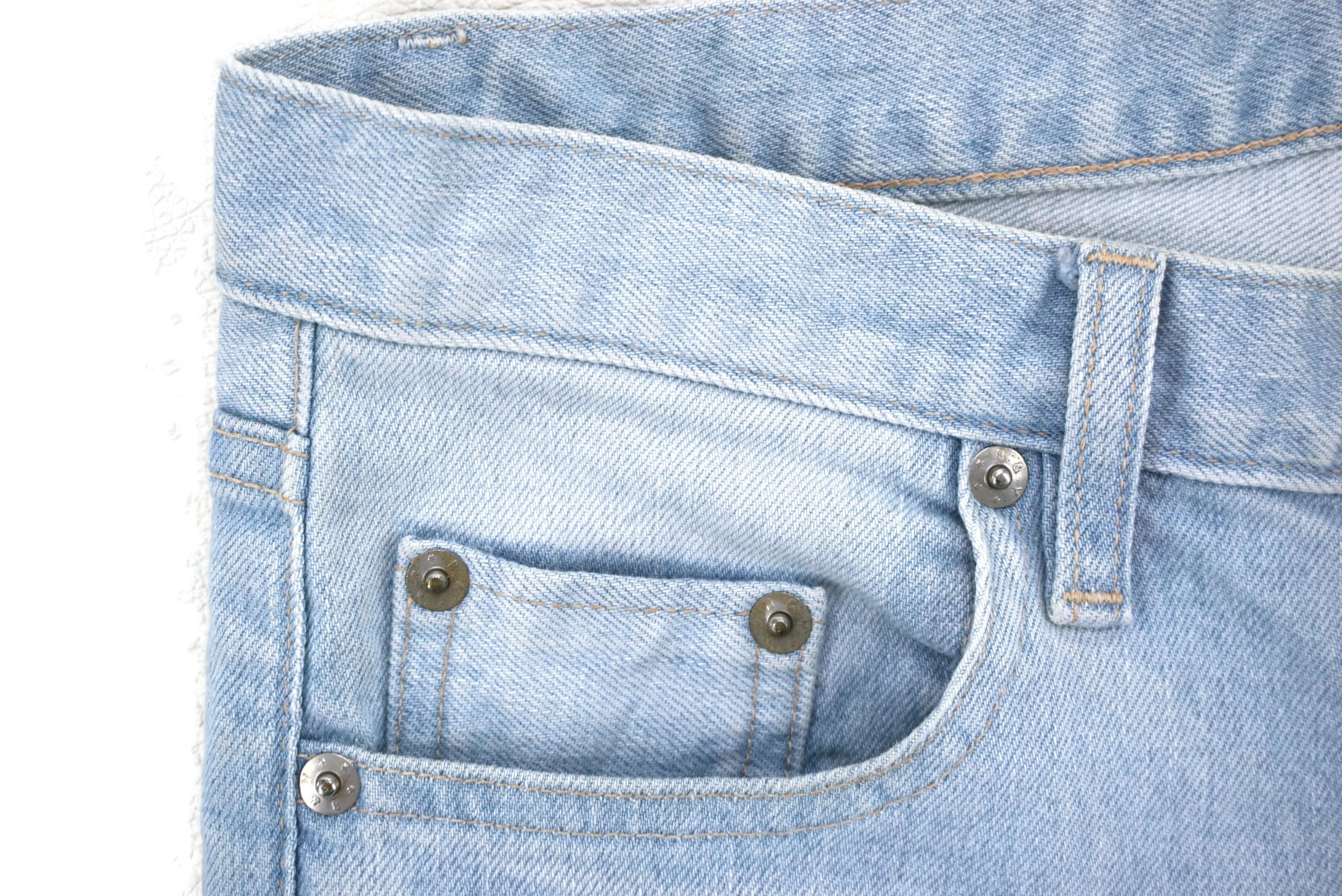 Japanese Brand United Arrows Jeans W29xL31.75 Low-Rise Slim Light Wash Size US 28 / EU 44 - 6 Thumbnail