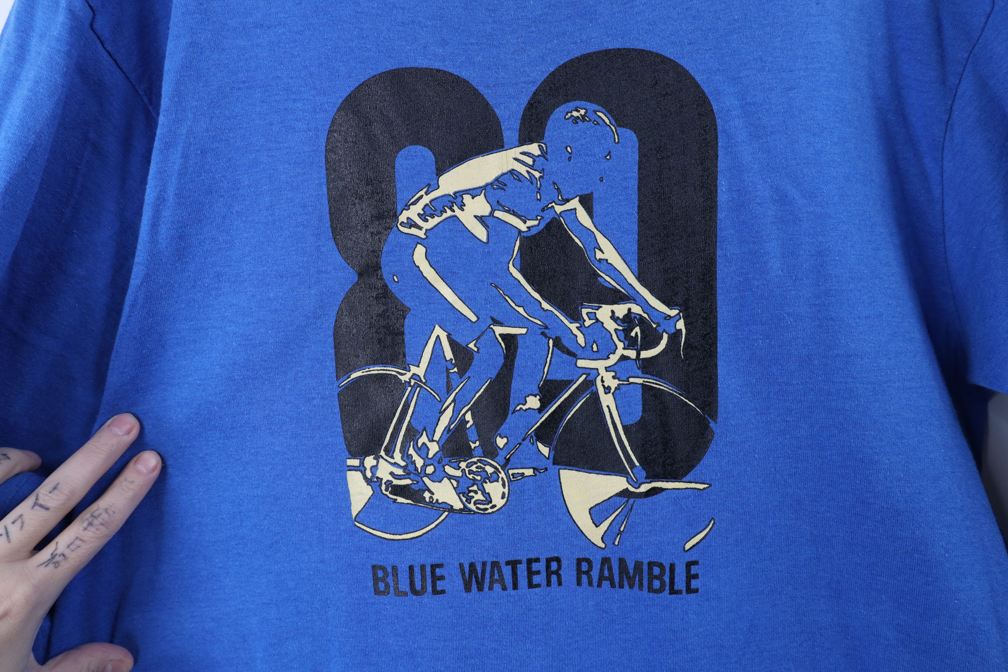 Vintage Vintage 80s Water Ramble Bicycle Cycling Long Sleeve T-Shirt Size US M / EU 48-50 / 2 - 5 Thumbnail