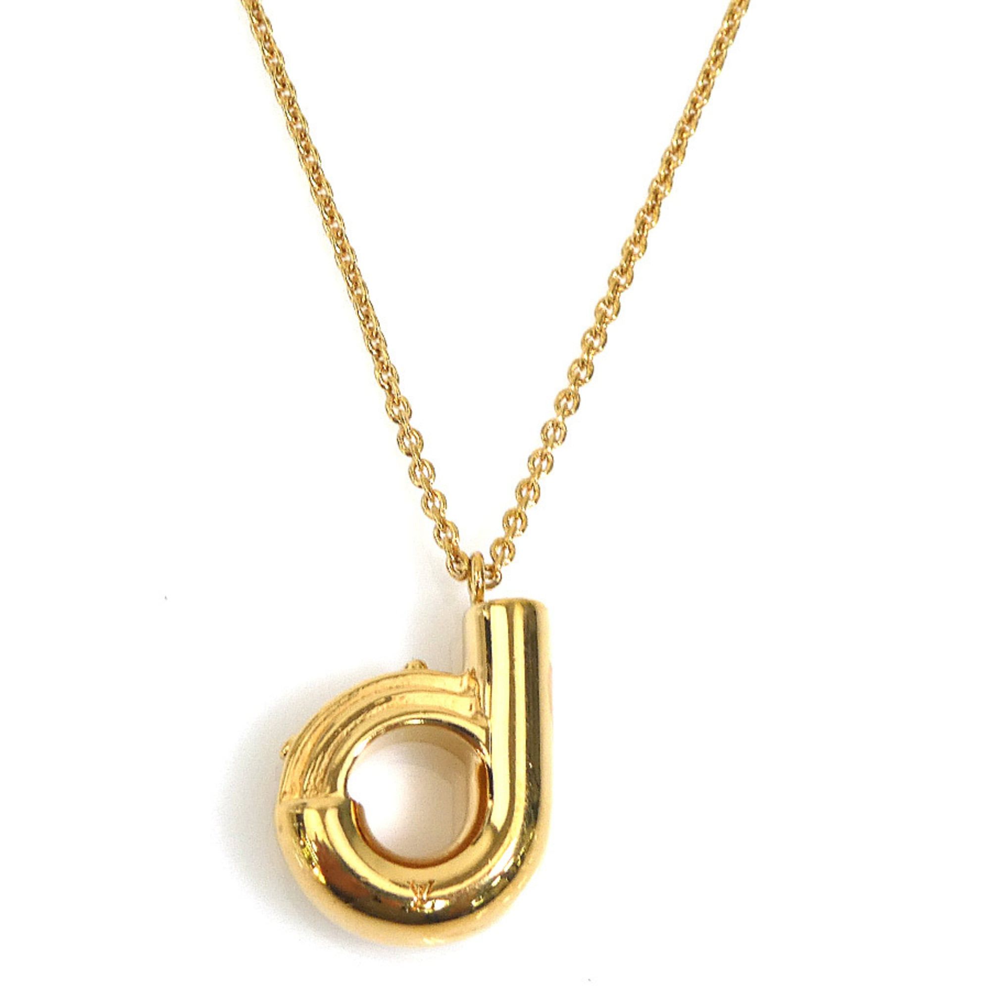 Louis Vuitton Louis Vuitton Necklace LV&ME D Metal Gold Men's Women's M61059 r11194a Size ONE SIZE - 1 Thumbnail