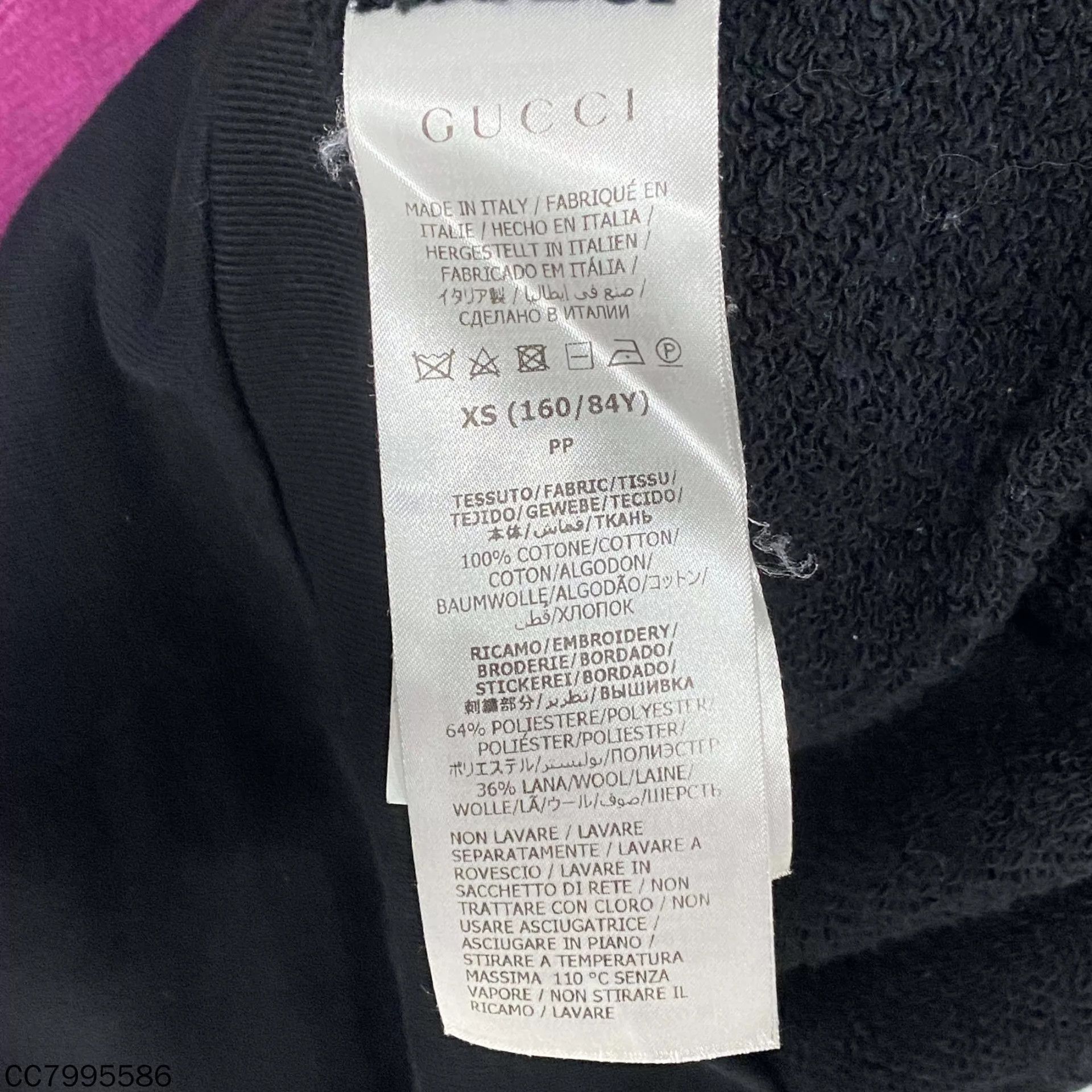 Gucci GUCCI check print logo hoodie XS Size US XS / EU 42 / 0 - 4 Thumbnail