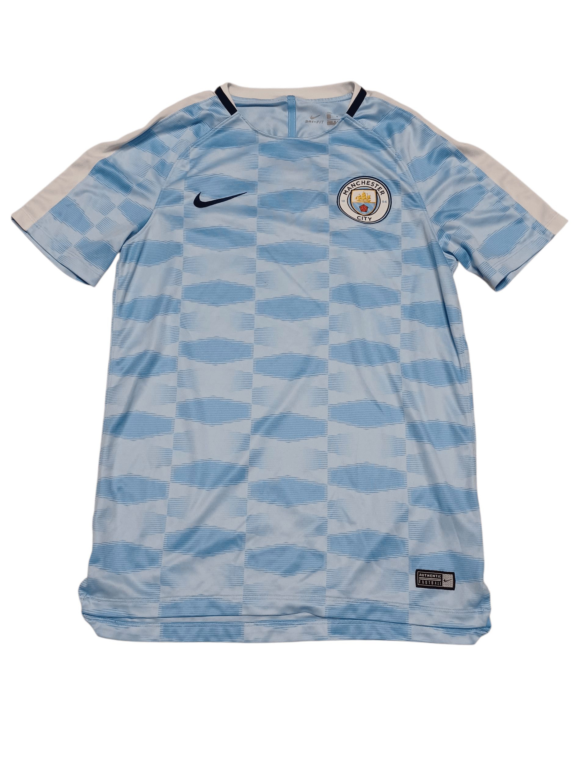 MANCHESTER CITY NIKE VINTAGE 2017 TRAINING SOCCER JERSEY TEE