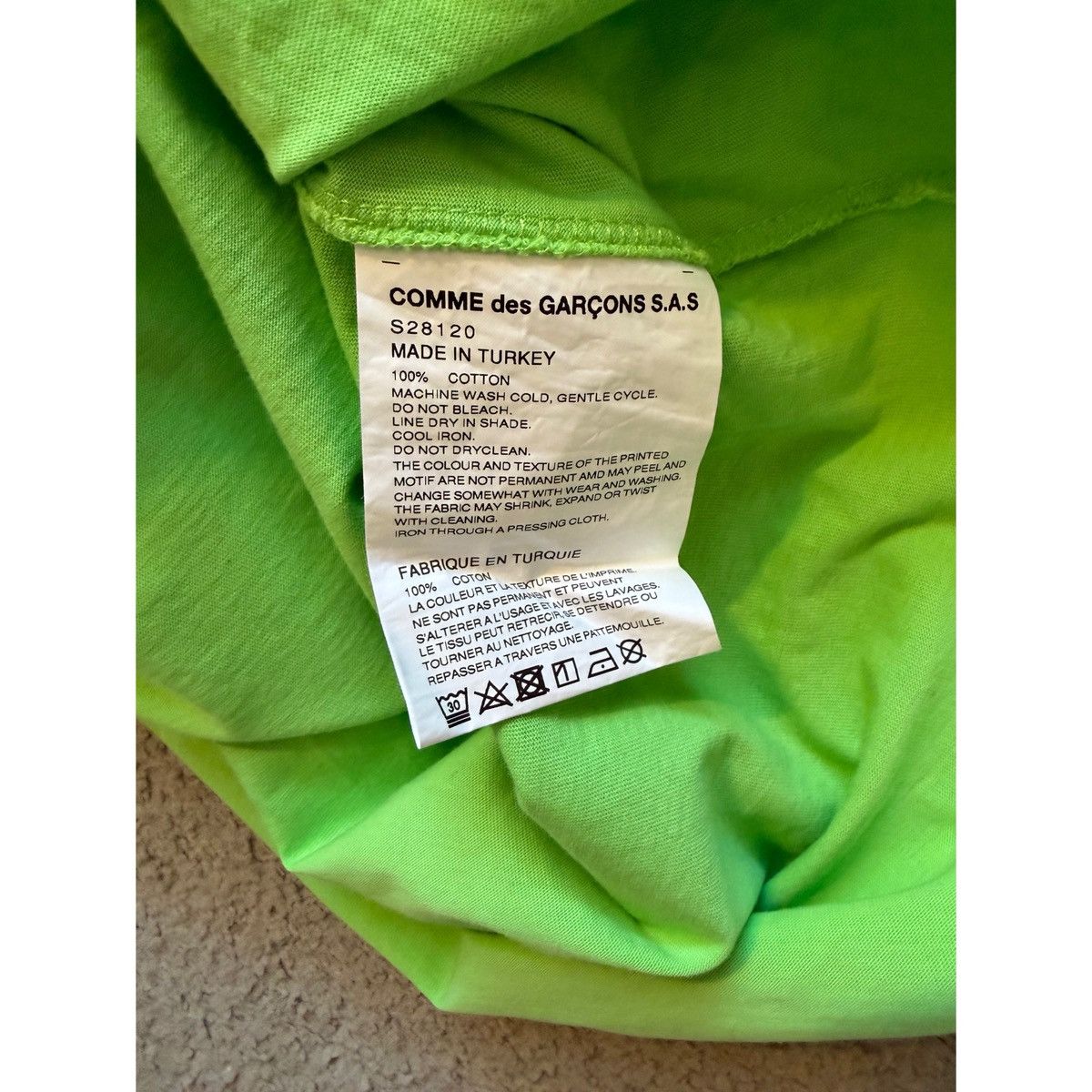 Comme des Garcons SHIRT COMME des GARÇONS SHIRT 3/4 SLEEVE T-SHIRT Size US M / EU 48-50 / 2 - 13 Thumbnail