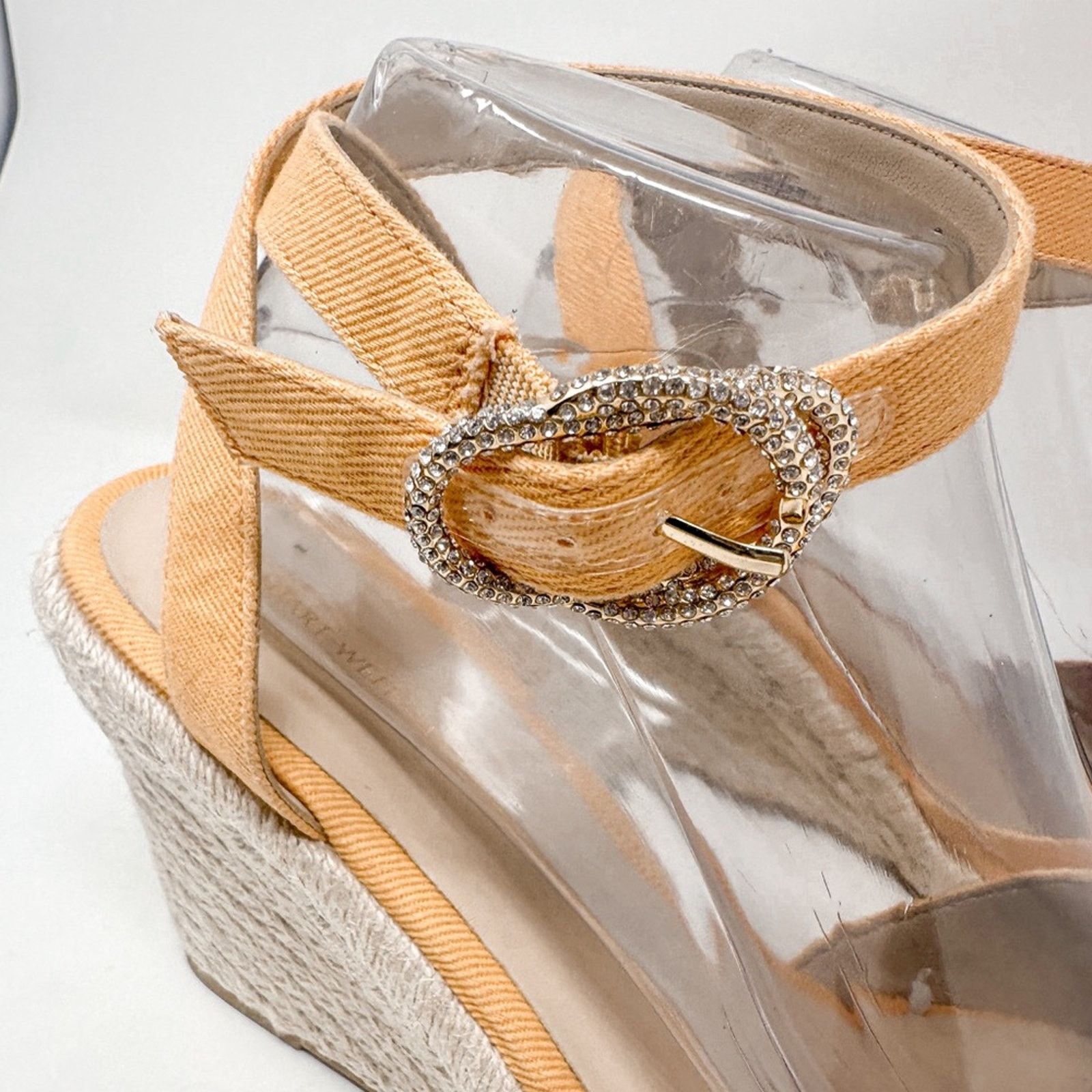 Stuart Weitzman Stuart Weitzman Mango Espadrille Wedge Sandal, NEW, Size 9 Size US 9 / IT 39 - 6 Thumbnail