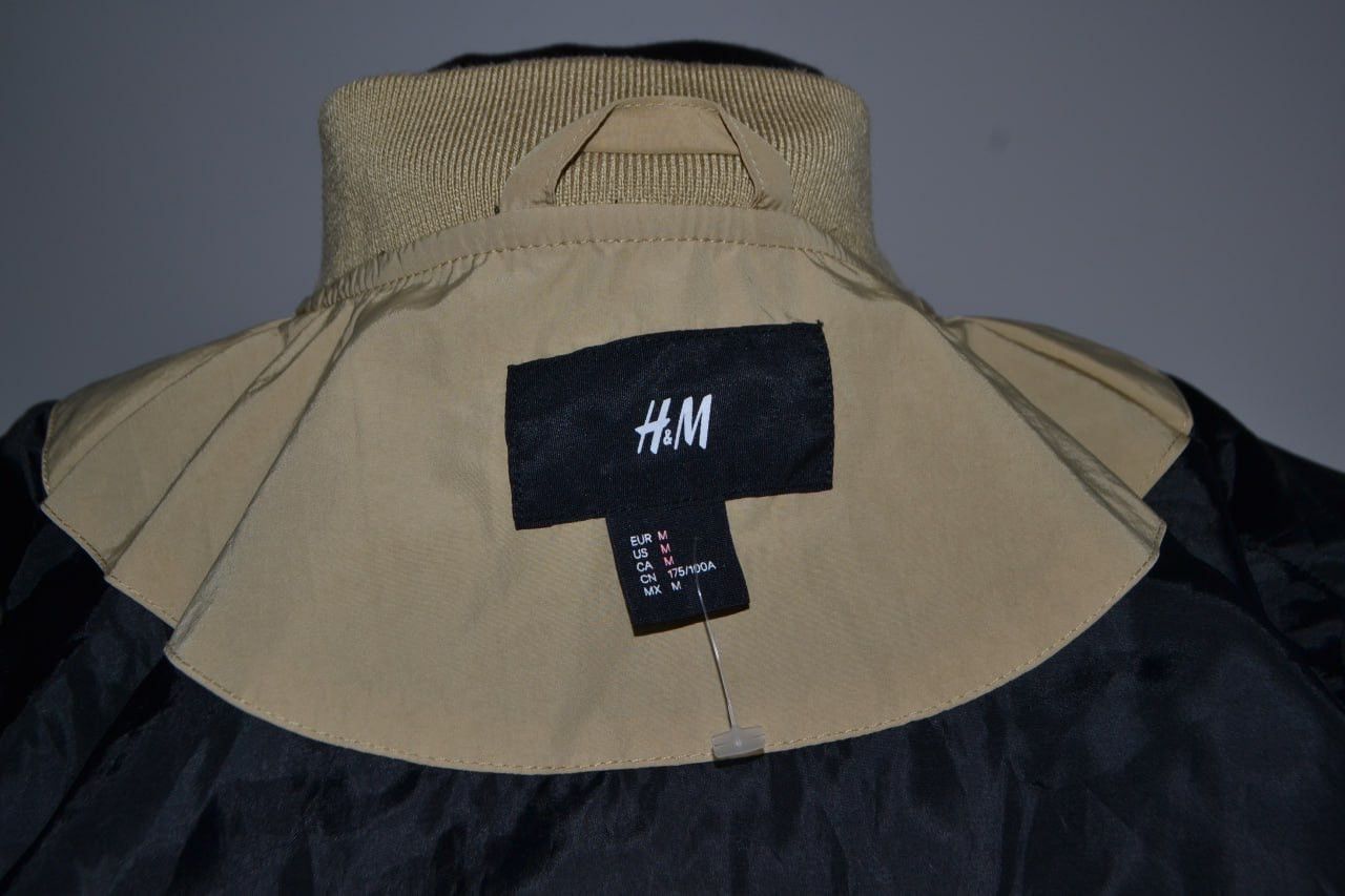 XO H&M The Weeknd XO Nylon Bomber Jacket Beige Size M Size US M / EU 48-50 / 2 - 11 Thumbnail