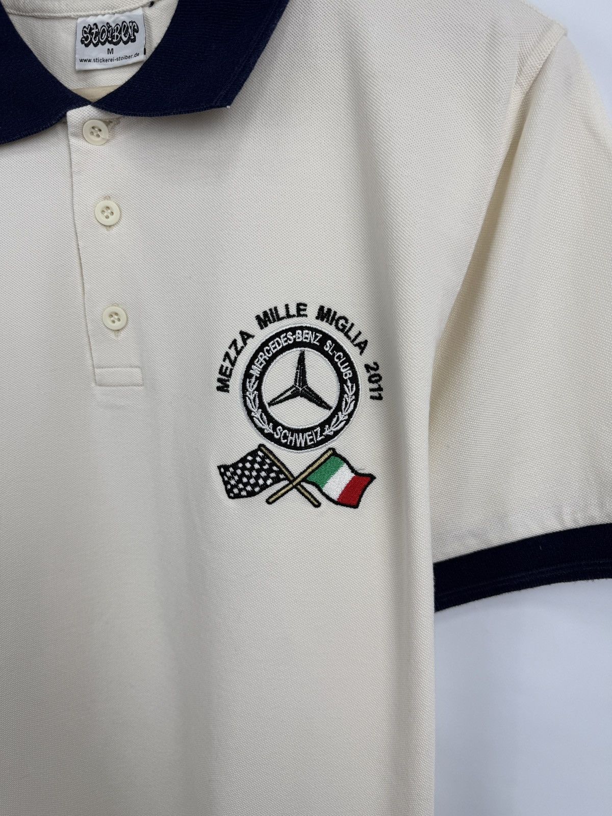 Mercedes-Benz 🇮🇹 Vintage 2011 Mercedes Benz Club Schweiz Mezza Mille Miglia Size US M / EU 48-50 / 2 - 4 Thumbnail