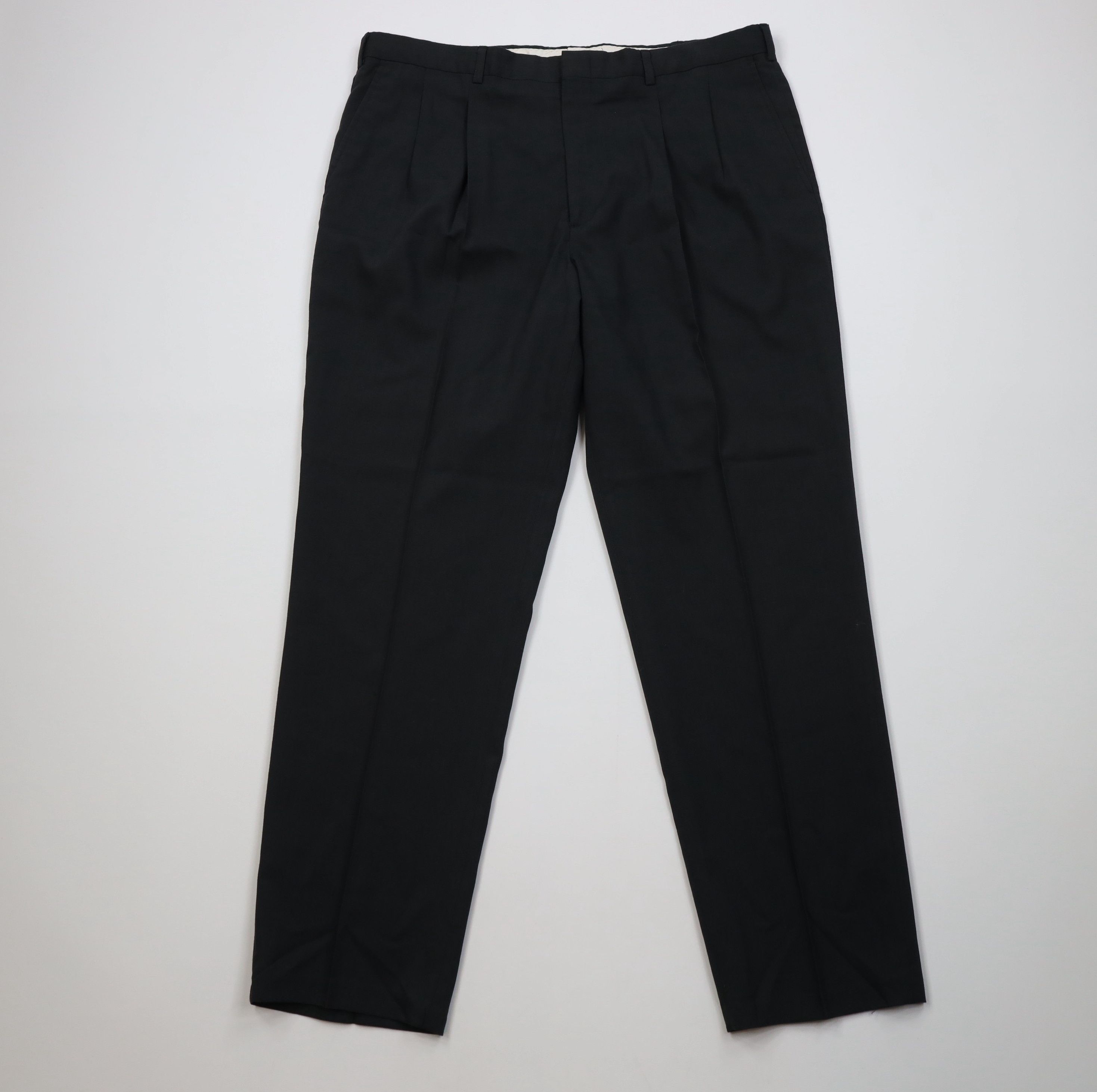 Vintage Vintage 70s Streetwear Wool Lightweight Chino Pants Gray Size US 38 / EU 54 - 1 Thumbnail