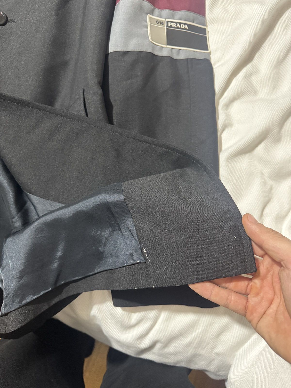 Prada Black prada 2018 rubber patch coat Size US S / EU 44-46 / 1 - 8 Thumbnail