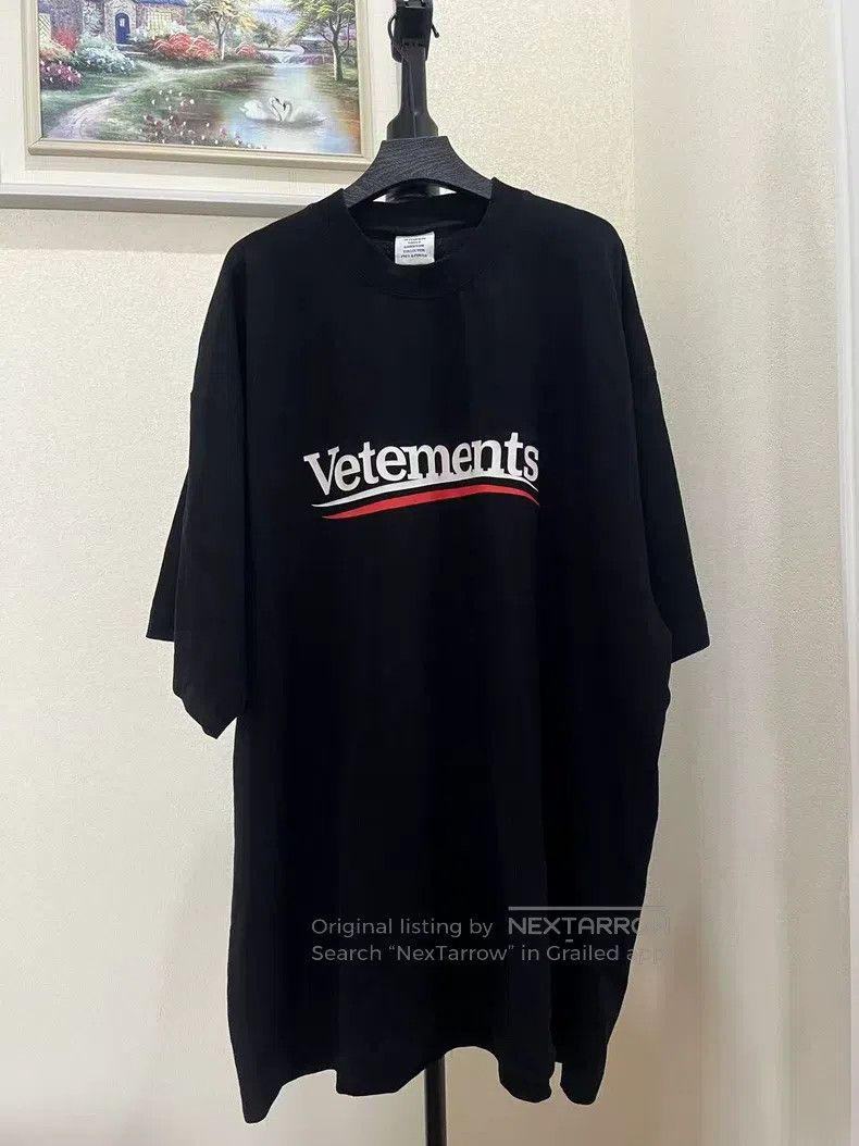 Vetements Vetements Wave Logo Printed Pattern Size US M / EU 48-50 / 2 - 3 Thumbnail
