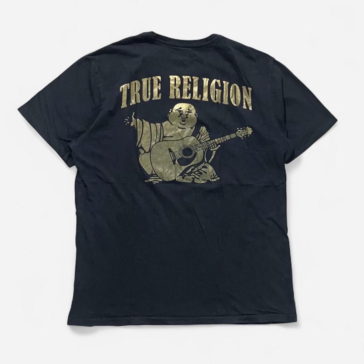 True Religion True Religion Gold Buddha T-Shirt Size US L / EU 52-54 / 3 - 1 Thumbnail