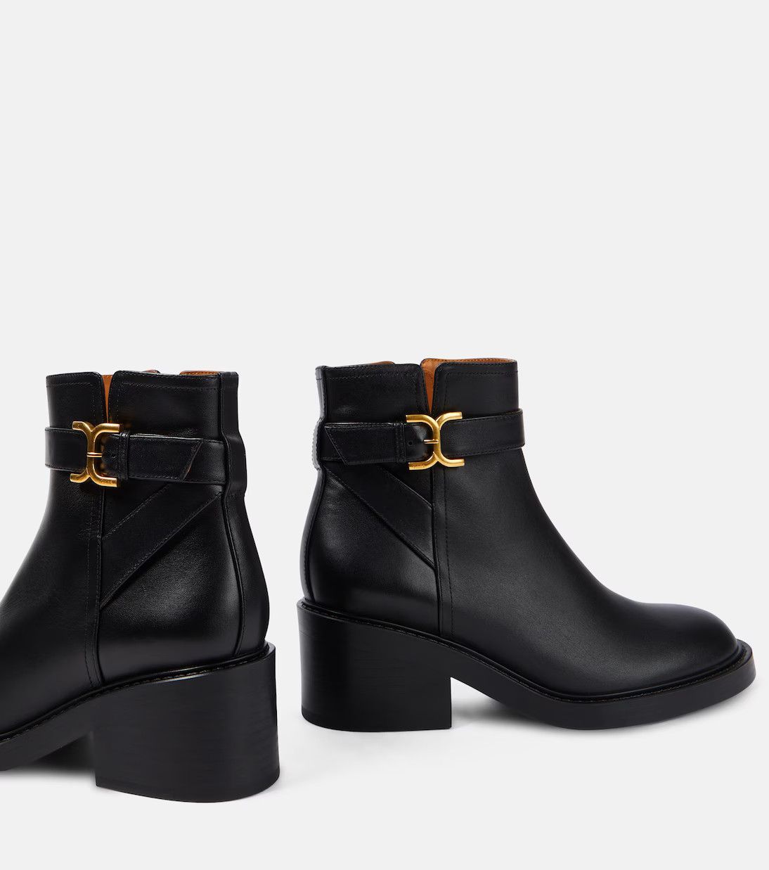 Chloe o1loc1c1024 Marcie Ankle Boots in Black Size US 9 / IT 39 - 2 Thumbnail