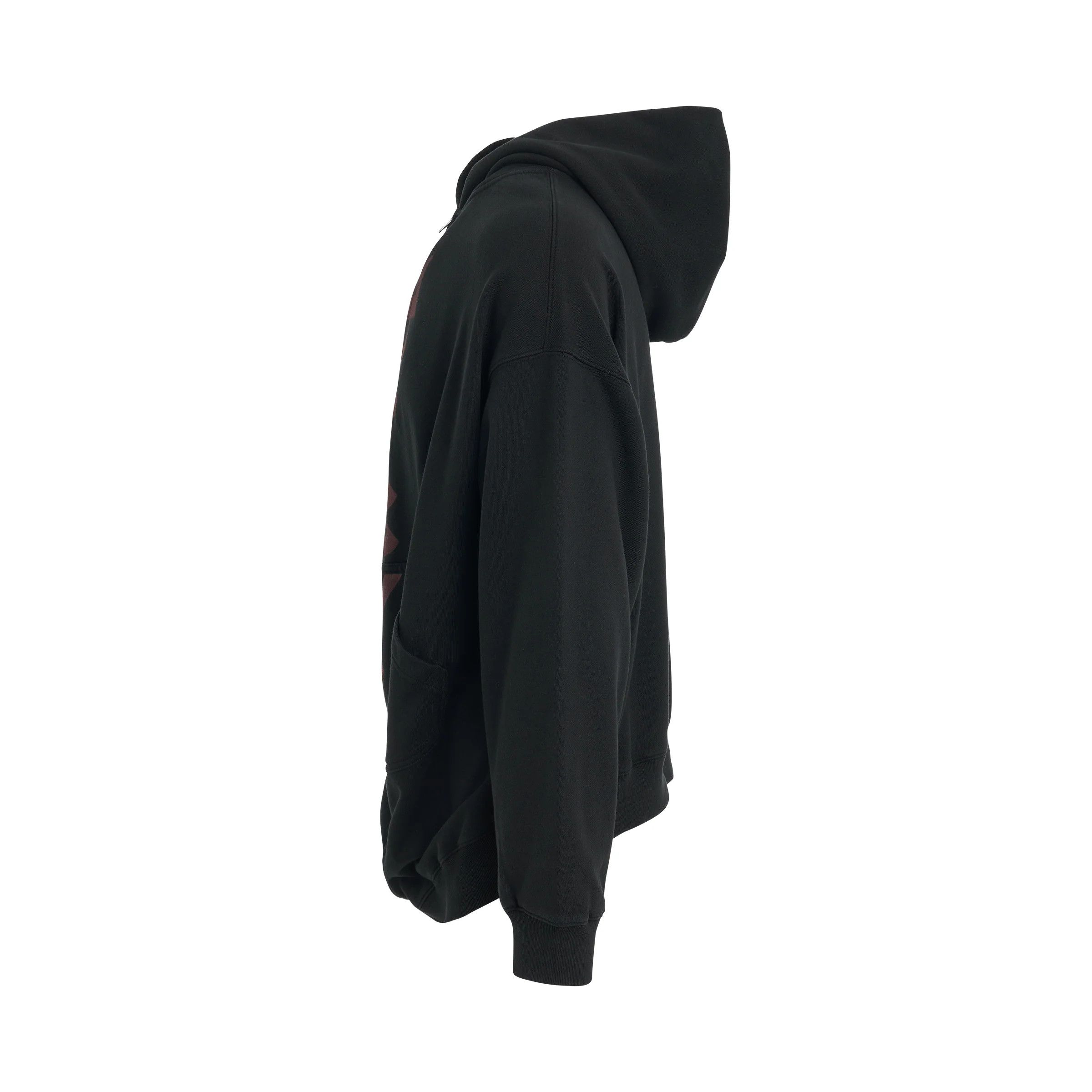 WE11DONE o1mris0824 Zip Up Hoodie in Black Size US M / EU 48-50 / 2 - 3 Thumbnail