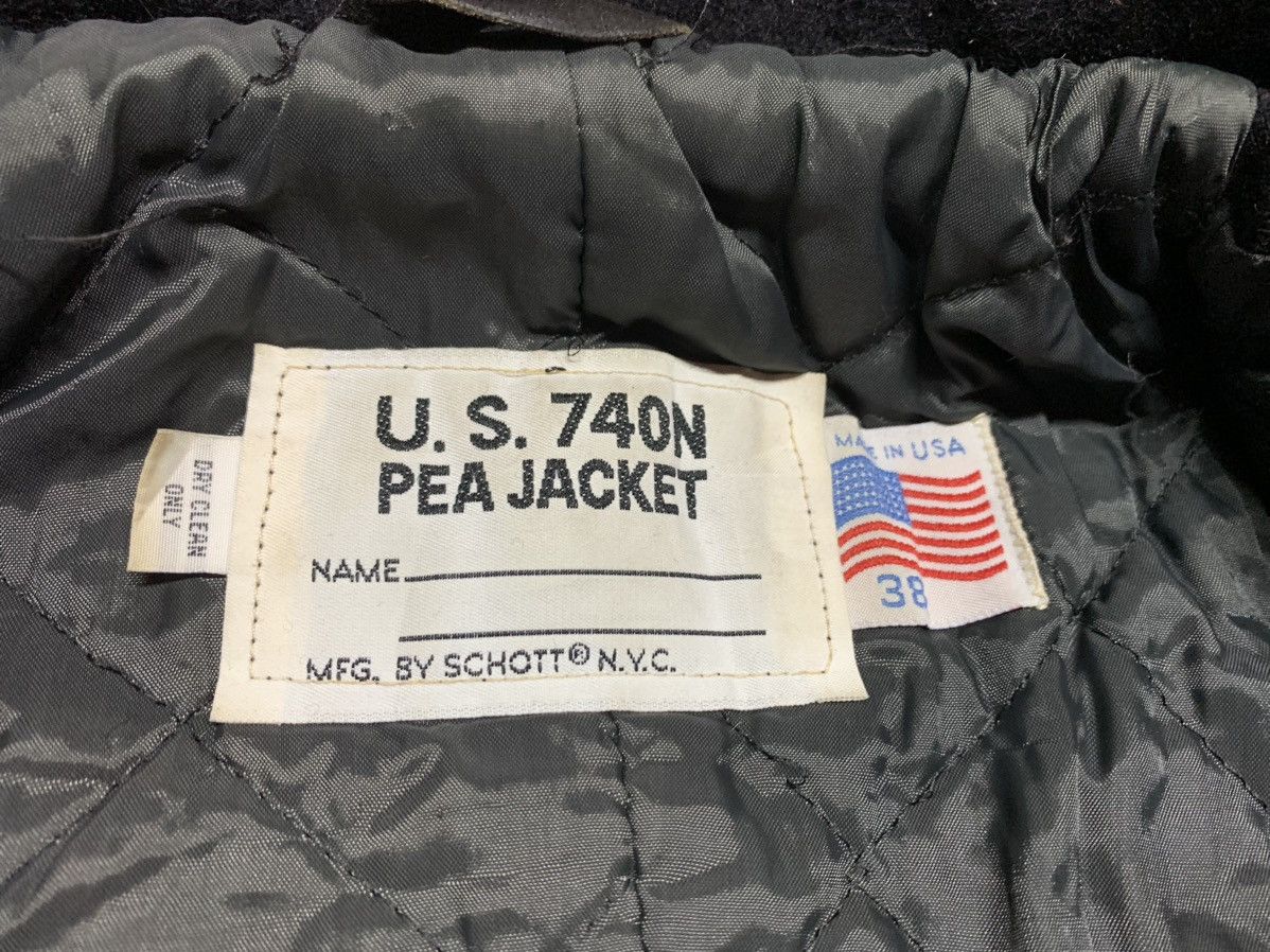 Schott SCHOTT NYC US J40N PEA JACKET Size US M / EU 48-50 / 2 - 20 Thumbnail
