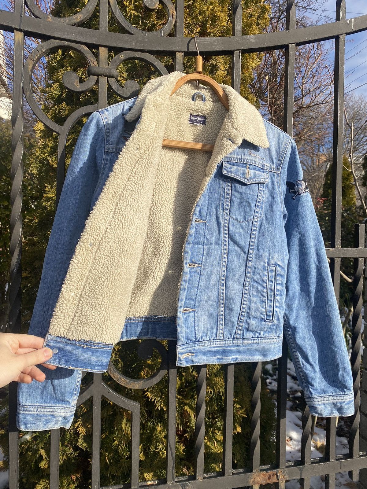 Pepe Jeans × Vintage Pepe Jeans London Denim Woman Jacket Blue Size M / US 6-8 / IT 42-44 - 3 Thumbnail
