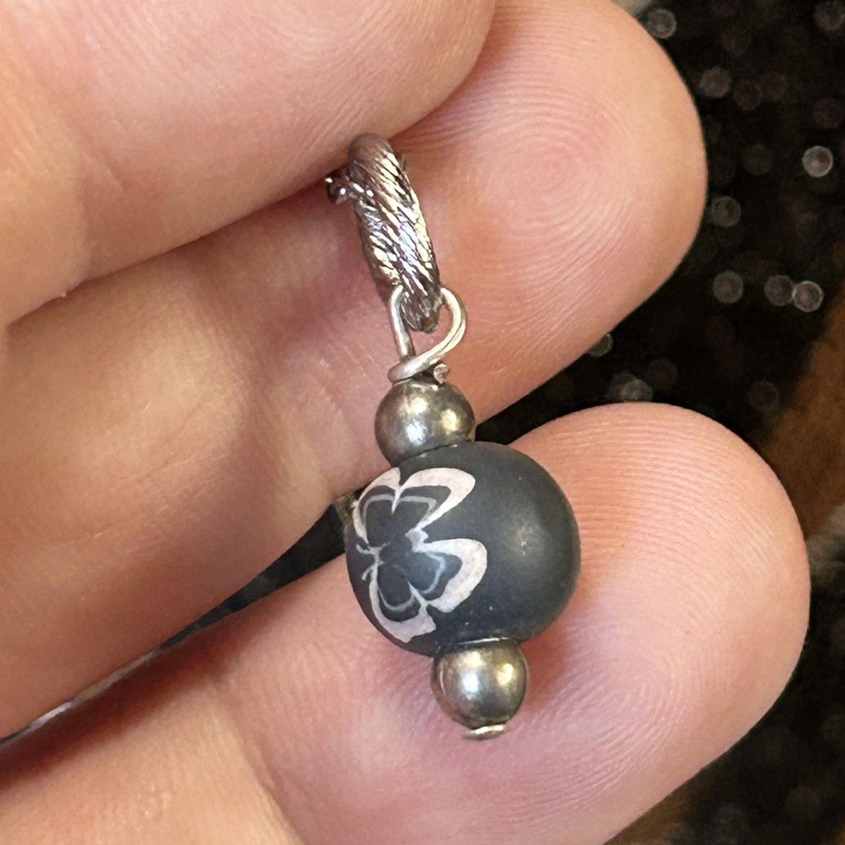 Handmade Handcrafted butterfly clay bead pendant on chain necklace Size ONE SIZE - 1 Thumbnail