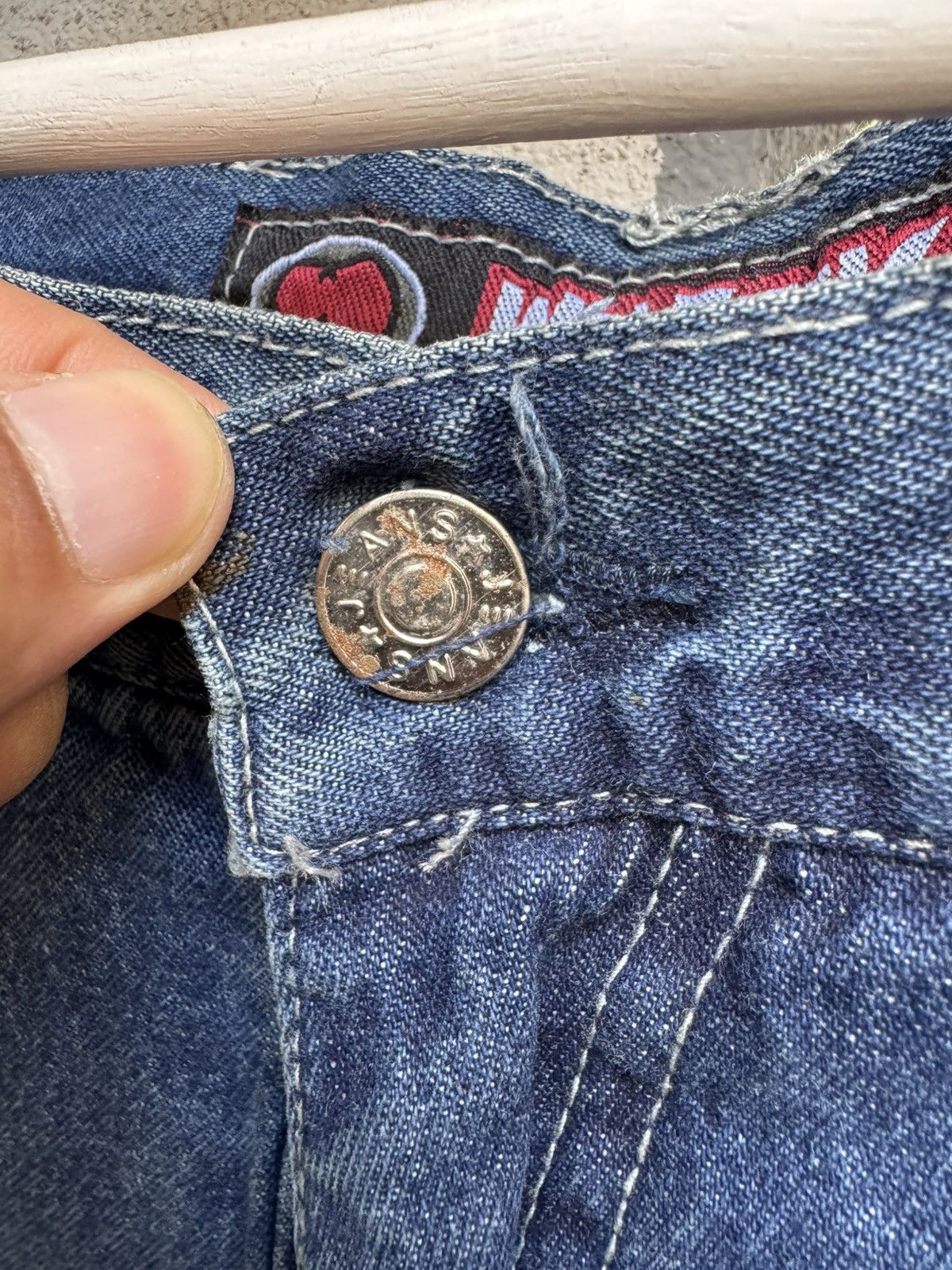 If Six Was Nine × Vintage × Wu-Tang Clan Vintage 90s WU TANG CLAN Baggy HipHop Flare Jeans BOSS01 Size US 34 / EU 50 - 5 Thumbnail