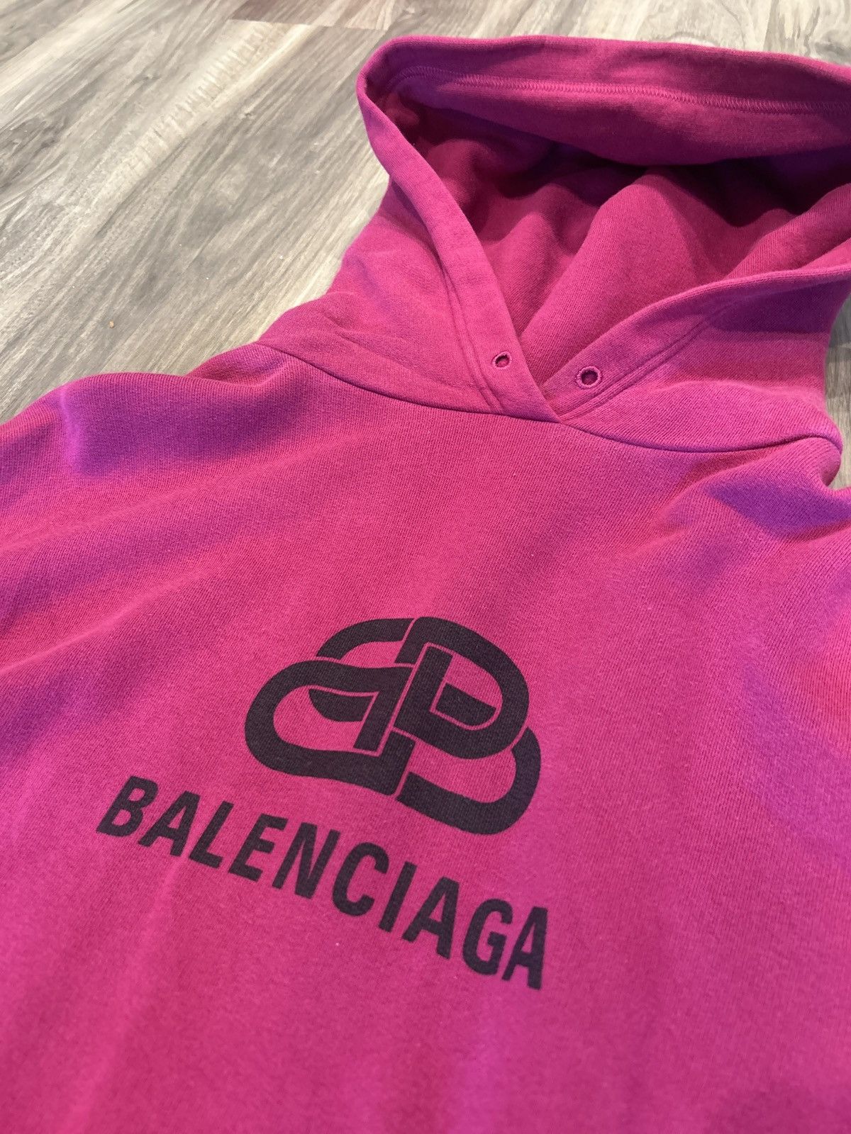 Balenciaga Balenciaga BB hoodie pink/black Size US M / EU 48-50 / 2 - 2 Thumbnail