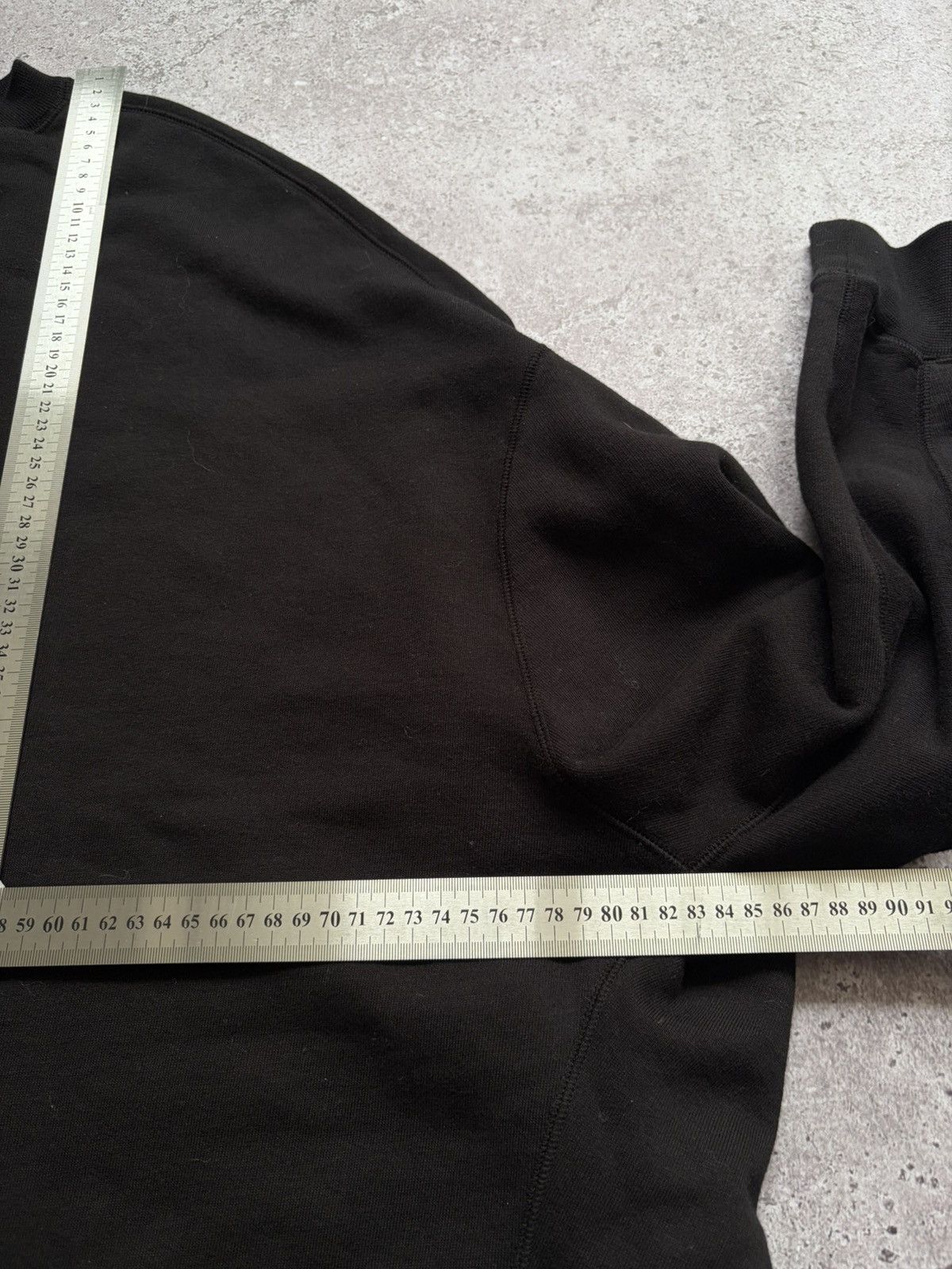 Rick Owens Drkshdw Rick Owens Drkshdw Oversized Black One Size Sweatshirt Size US L / EU 52-54 / 3 - 10 Thumbnail
